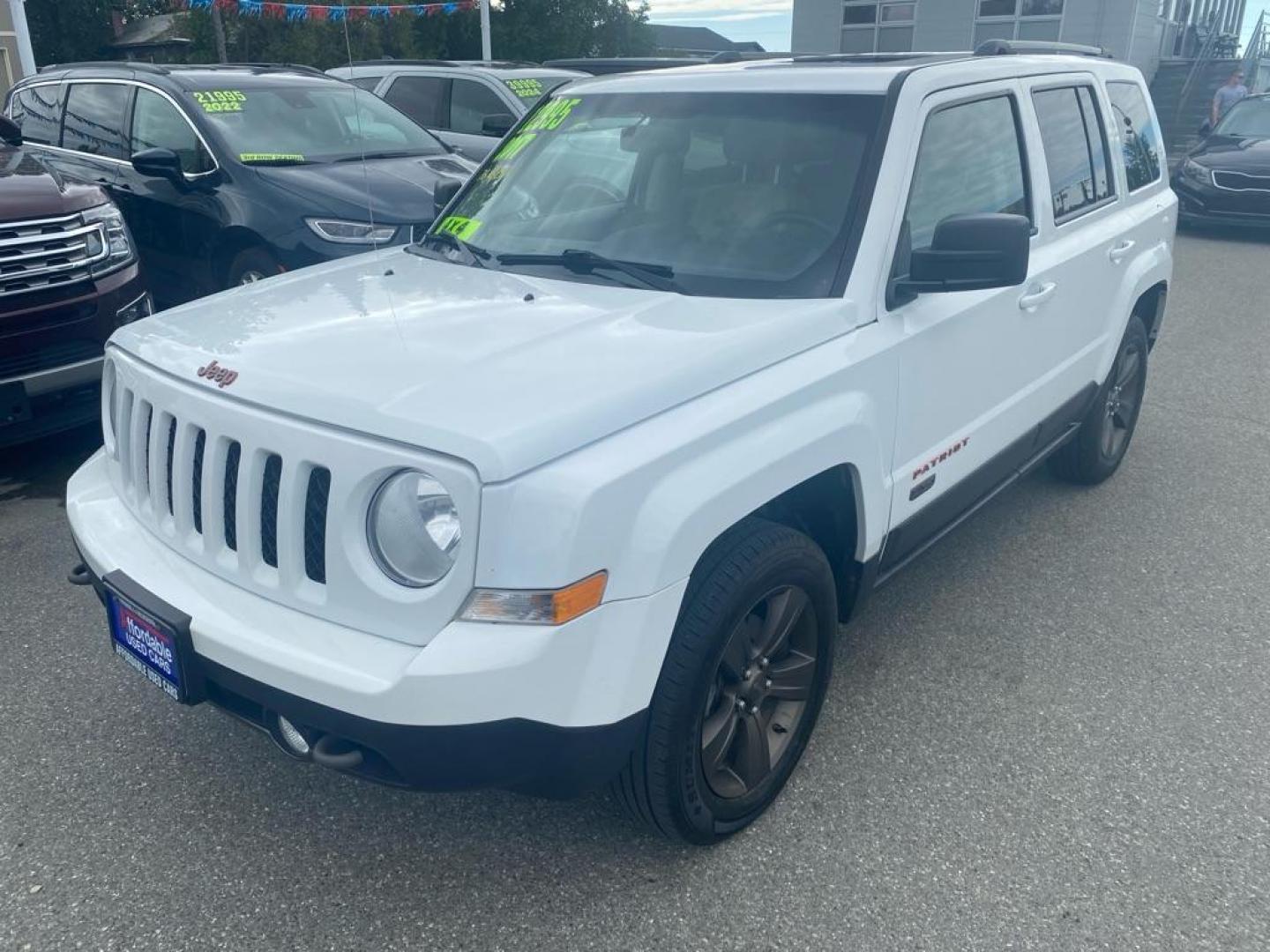 2017 WHITE JEEP PATRIOT SPORT (1C4NJRBB9HD) with an 2.4L engine, Continuously Variable transmission, located at 929 East 8th Ave, Anchorage, AK, 99501, (907) 274-2277, 61.214783, -149.866074 - Photo#0