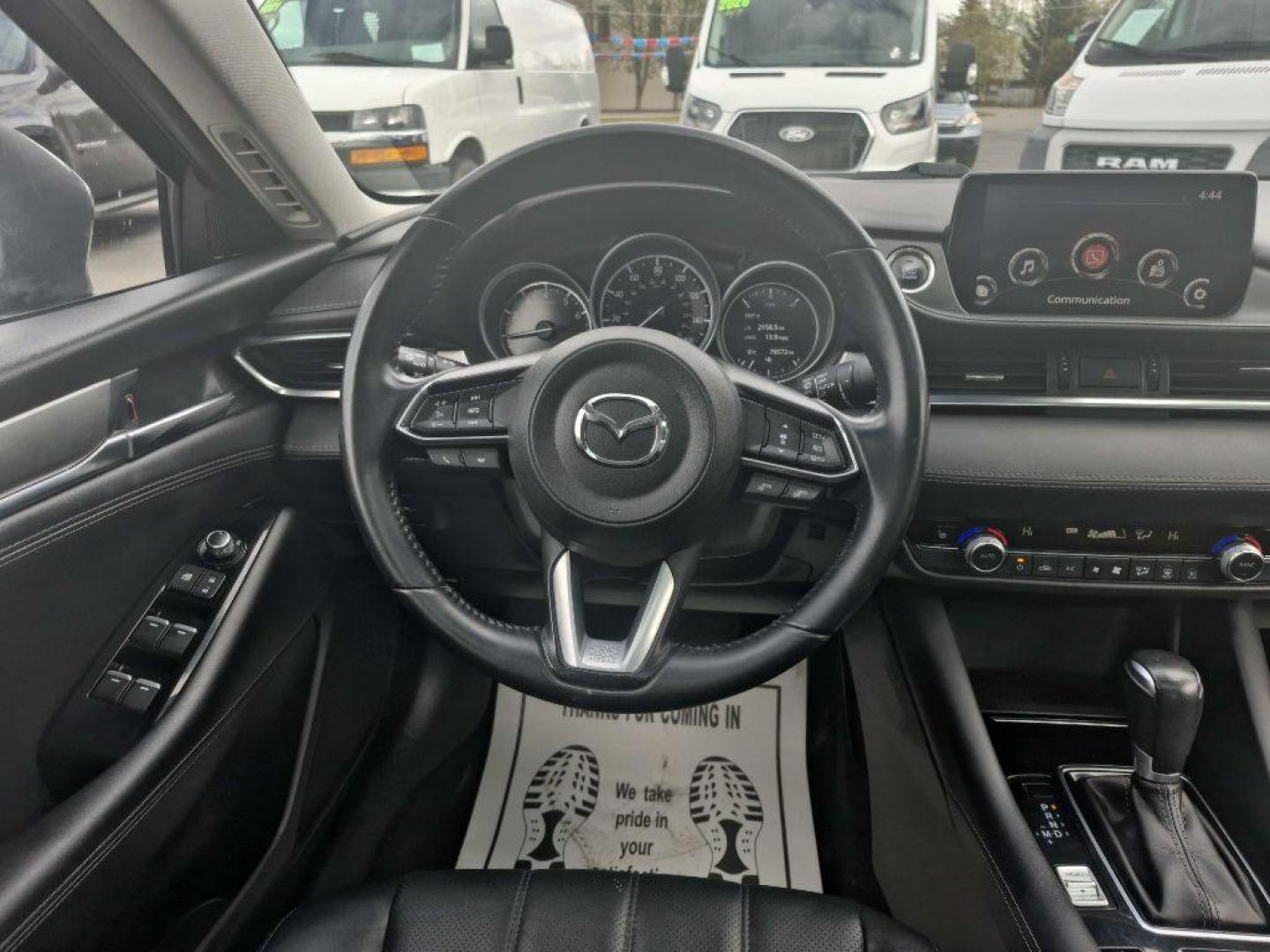 2019 BLUE MAZDA 6 TOURING (JM1GL1VM3K1) with an 2.5L engine, Automatic transmission, located at 929 East 8th Ave, Anchorage, AK, 99501, (907) 274-2277, 61.214783, -149.866074 - Photo#4