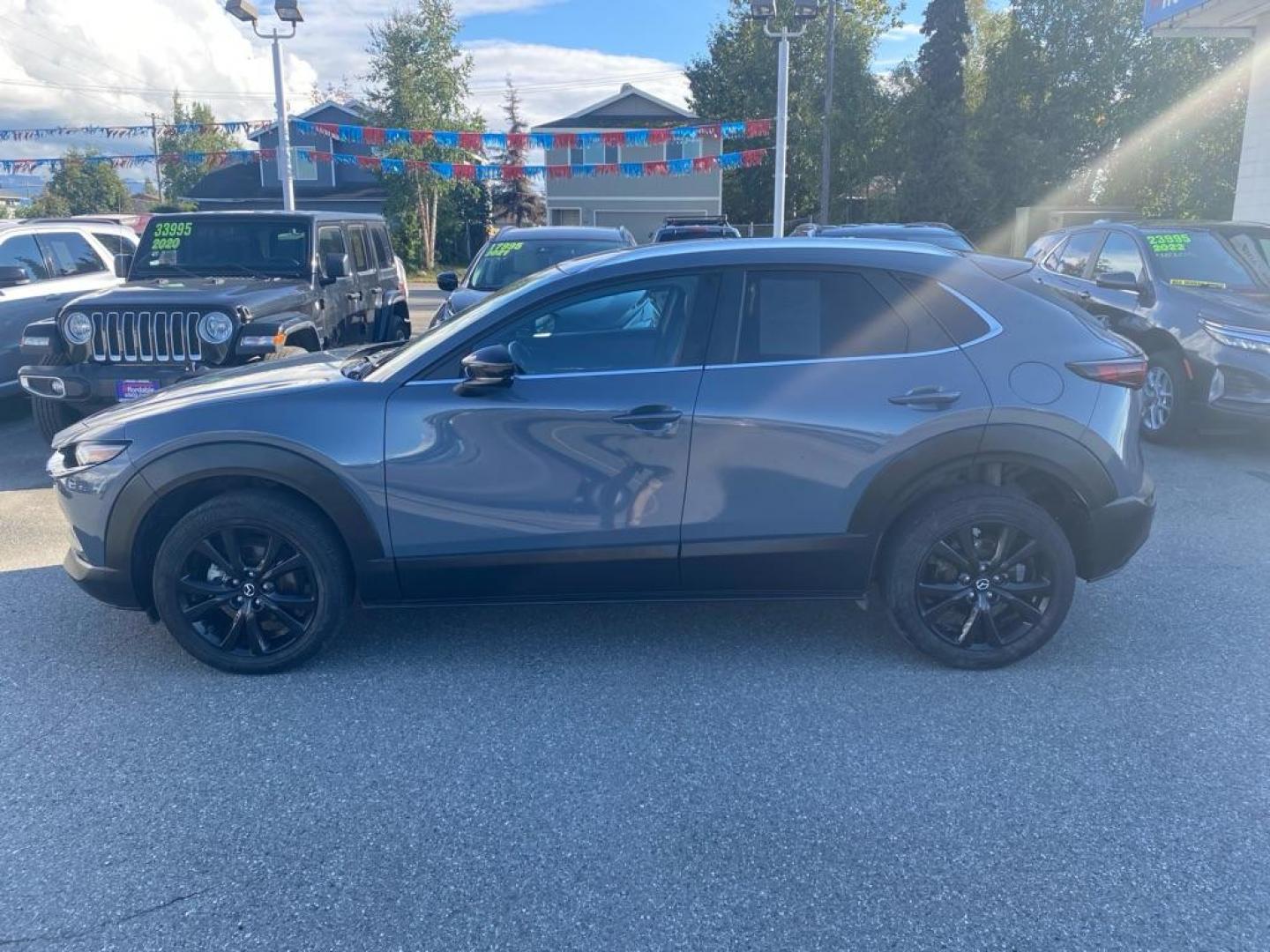 2022 BLUE MAZDA CX-30 PREFERRED (3MVDMBCL6NM) with an 2.5L engine, Automatic transmission, located at 929 East 8th Ave, Anchorage, AK, 99501, (907) 274-2277, 61.214783, -149.866074 - Photo#1