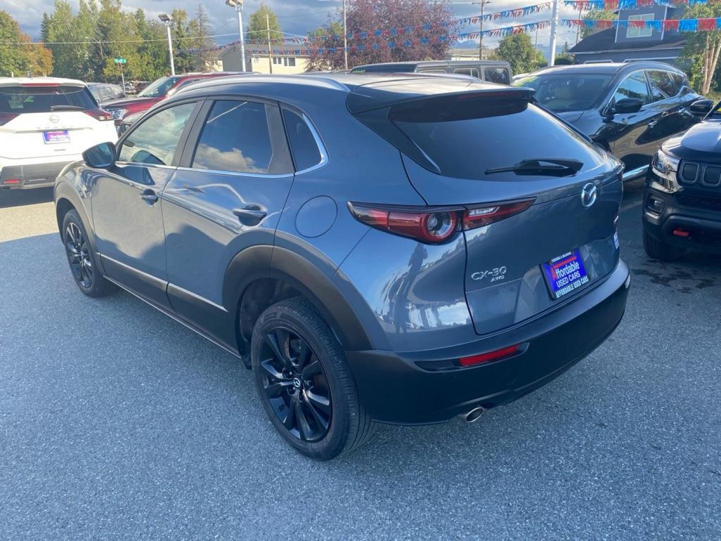 2022 BLUE MAZDA CX-30 PREFERRED (3MVDMBCL6NM) with an 2.5L engine, Automatic transmission, located at 929 East 8th Ave, Anchorage, AK, 99501, (907) 274-2277, 61.214783, -149.866074 - Photo#2