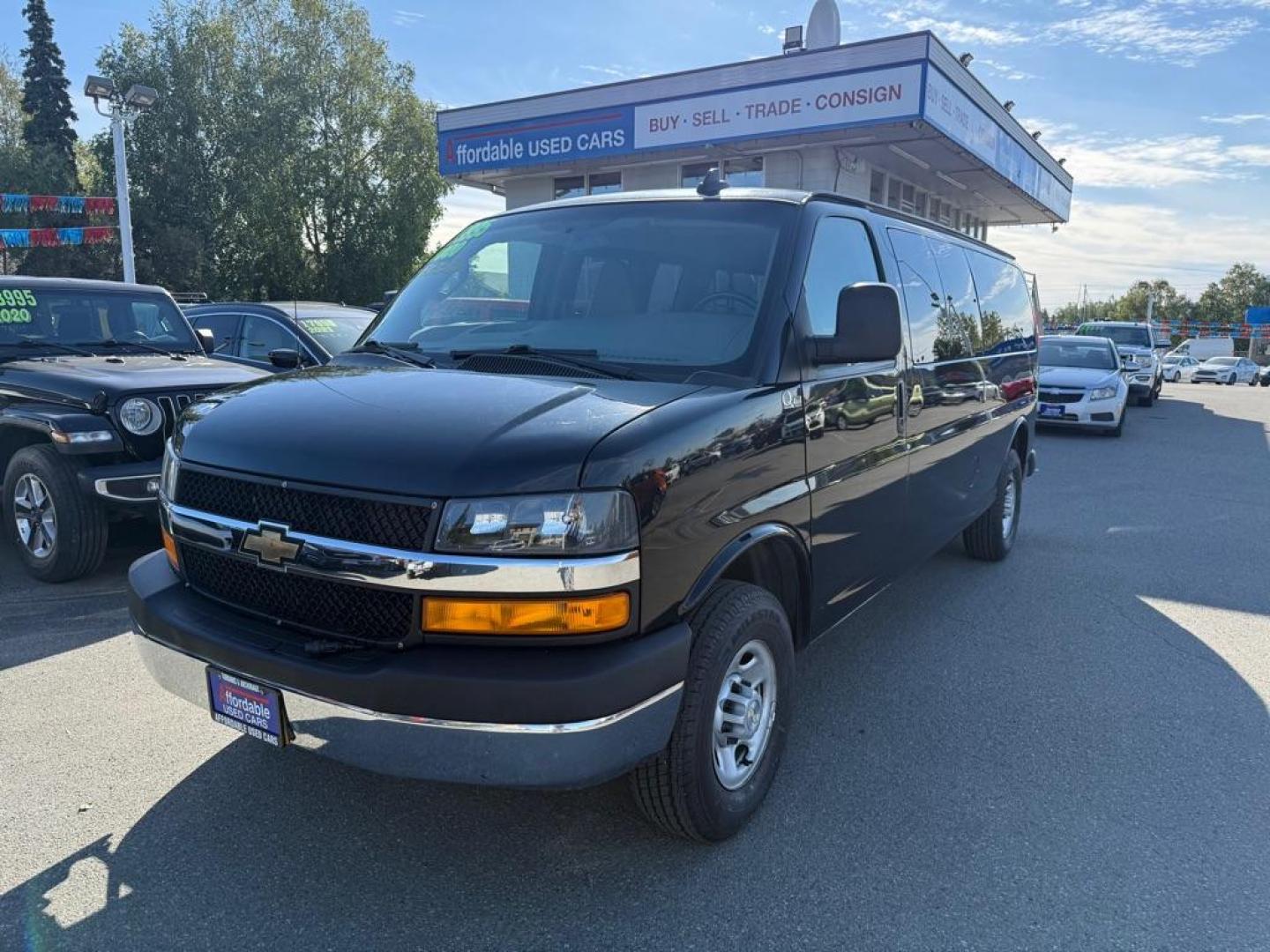 2020 BLACK CHEVROLET EXPRESS G3500 LS (1GAZGNFG0L1) with an 6.0L engine, Automatic transmission, located at 929 East 8th Ave, Anchorage, AK, 99501, (907) 274-2277, 61.214783, -149.866074 - Photo#0