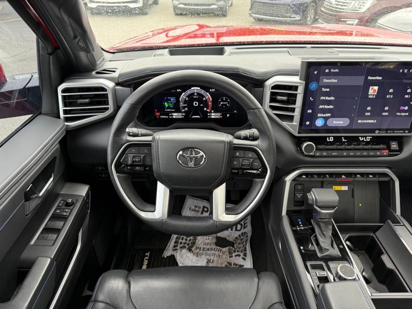 2022 RED TOYOTA TUNDRA CREWMAX PLATINUM (5TFNA5DB4NX) with an 3.4L engine, Automatic transmission, located at 929 East 8th Ave, Anchorage, AK, 99501, (907) 274-2277, 61.214783, -149.866074 - Photo#4