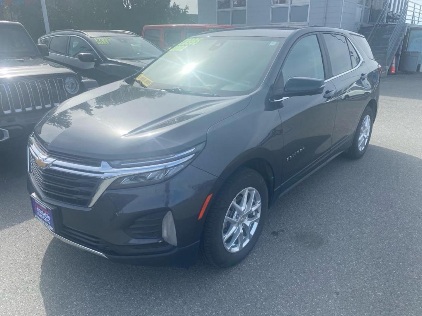 2022 GREY CHEVROLET EQUINOX LT (3GNAXUEV5NS) with an 1.5L engine, Automatic transmission, located at 929 East 8th Ave, Anchorage, AK, 99501, (907) 274-2277, 61.214783, -149.866074 - Photo#0