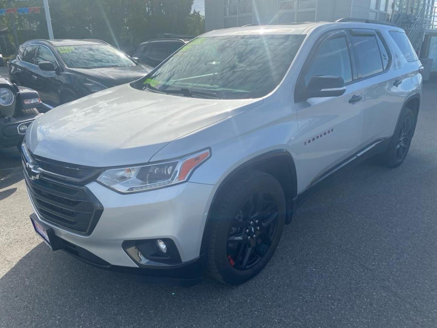 2021 SILVER CHEVROLET TRAVERSE PREMIER (1GNEVKKWXMJ) with an 3.6L engine, Automatic transmission, located at 929 East 8th Ave, Anchorage, AK, 99501, (907) 274-2277, 61.214783, -149.866074 - Photo#0