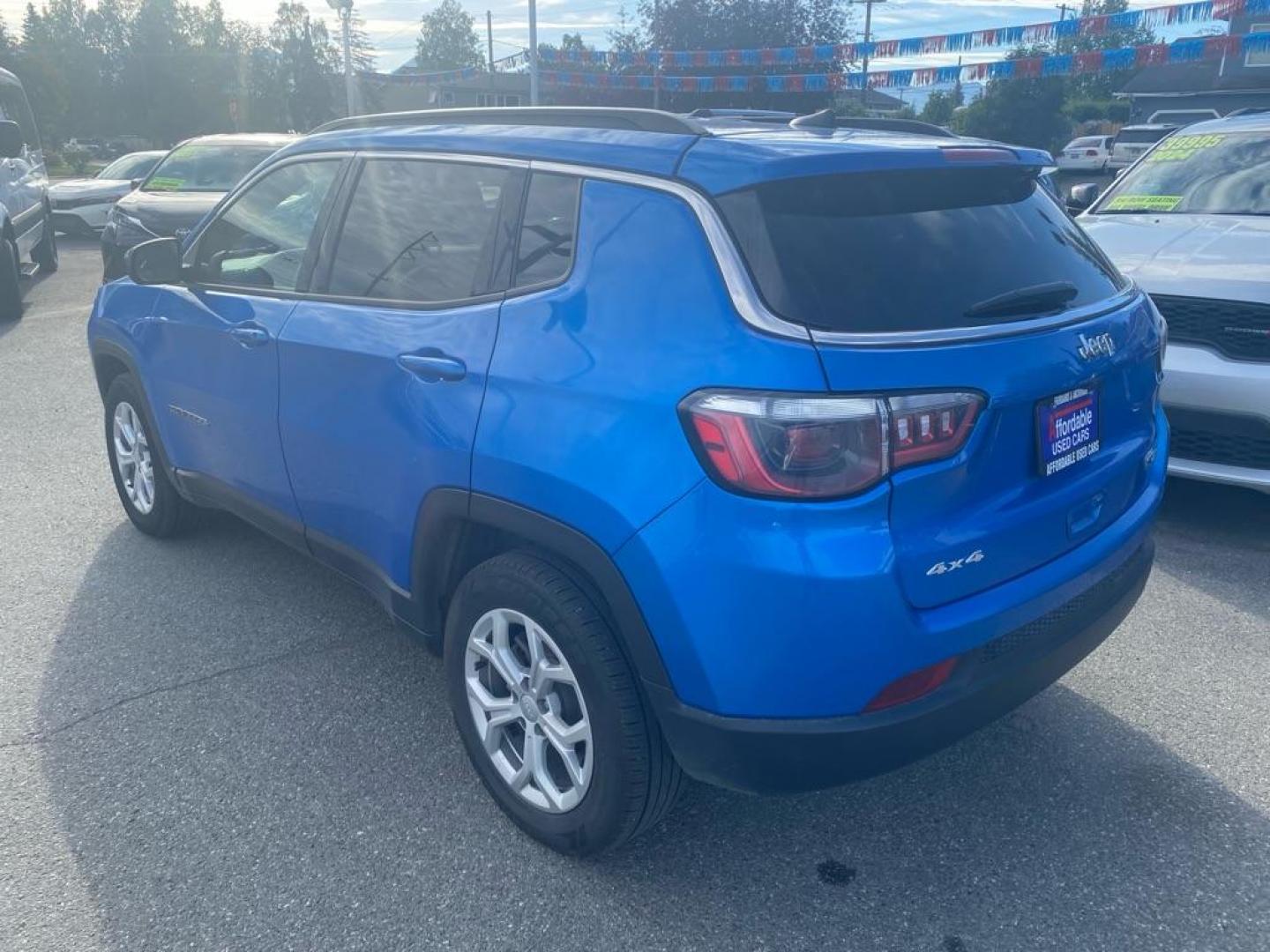 2024 BLUE JEEP COMPASS LATITUDE (3C4NJDBNXRT) with an 2.0L engine, Automatic transmission, located at 929 East 8th Ave, Anchorage, AK, 99501, (907) 274-2277, 61.214783, -149.866074 - Photo#2