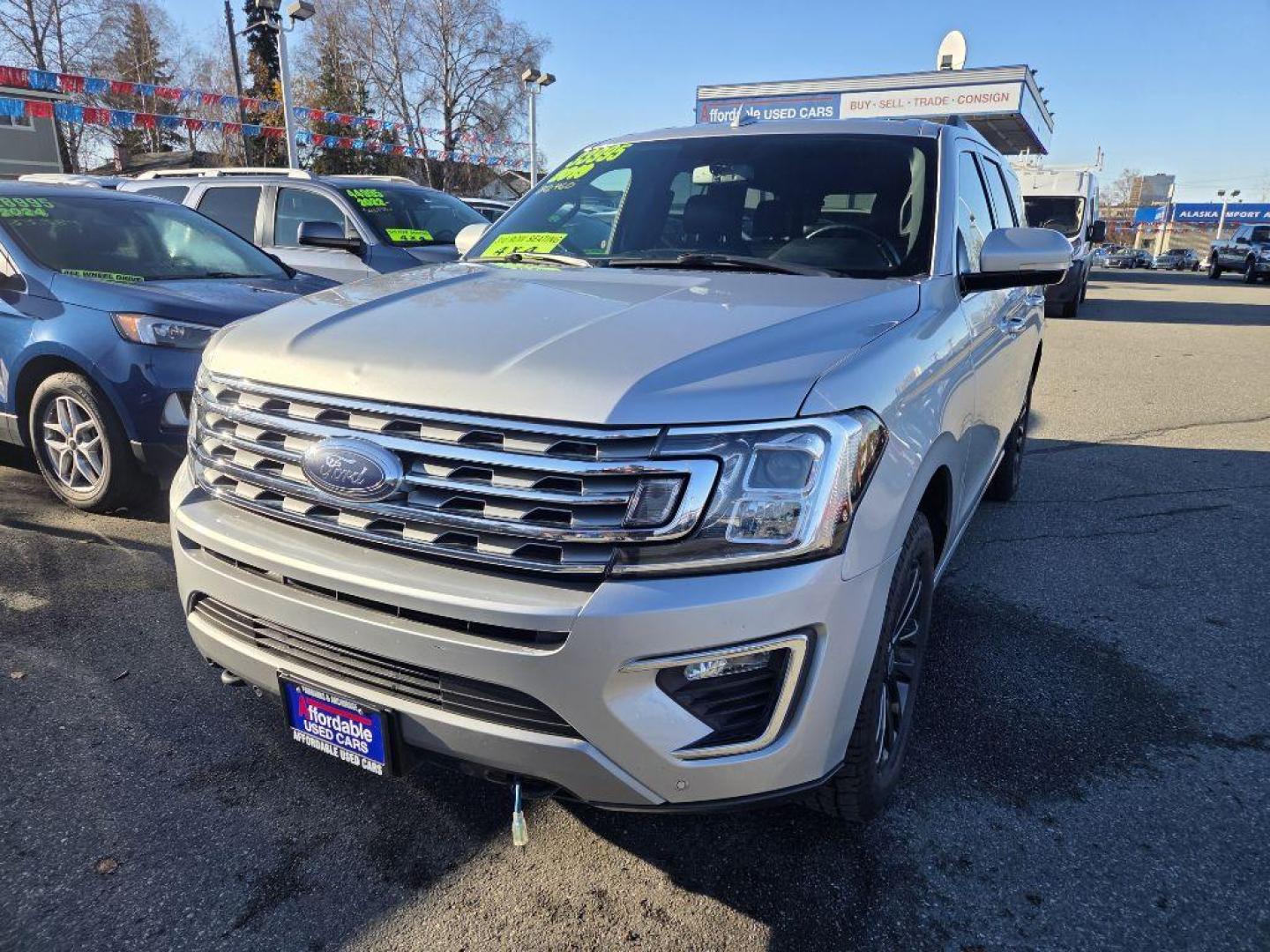 2019 SILVER FORD EXPEDITION LIMITED (1FMJU2AT3KE) with an 3.5L engine, Automatic transmission, located at 929 East 8th Ave, Anchorage, AK, 99501, (907) 274-2277, 61.214783, -149.866074 - Photo#0