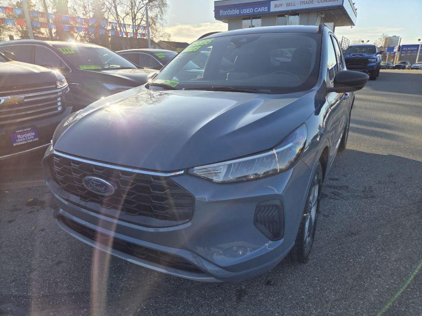 2023 BLUE FORD ESCAPE ST LINE ST LINE (1FMCU9MN3PU) with an 1.5L engine, Automatic transmission, located at 929 East 8th Ave, Anchorage, AK, 99501, (907) 274-2277, 61.214783, -149.866074 - Photo#0