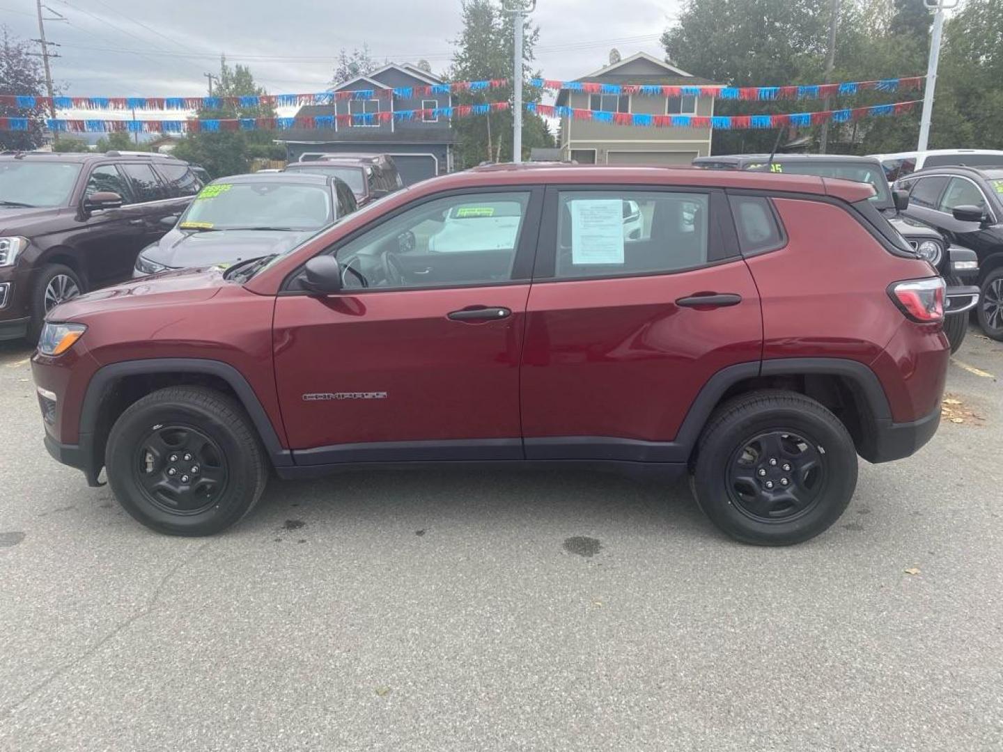 2020 MARRON JEEP COMPASS SPORT (3C4NJDAB7LT) with an 2.4L engine, Automatic transmission, located at 929 East 8th Ave, Anchorage, AK, 99501, (907) 274-2277, 61.214783, -149.866074 - Photo#1
