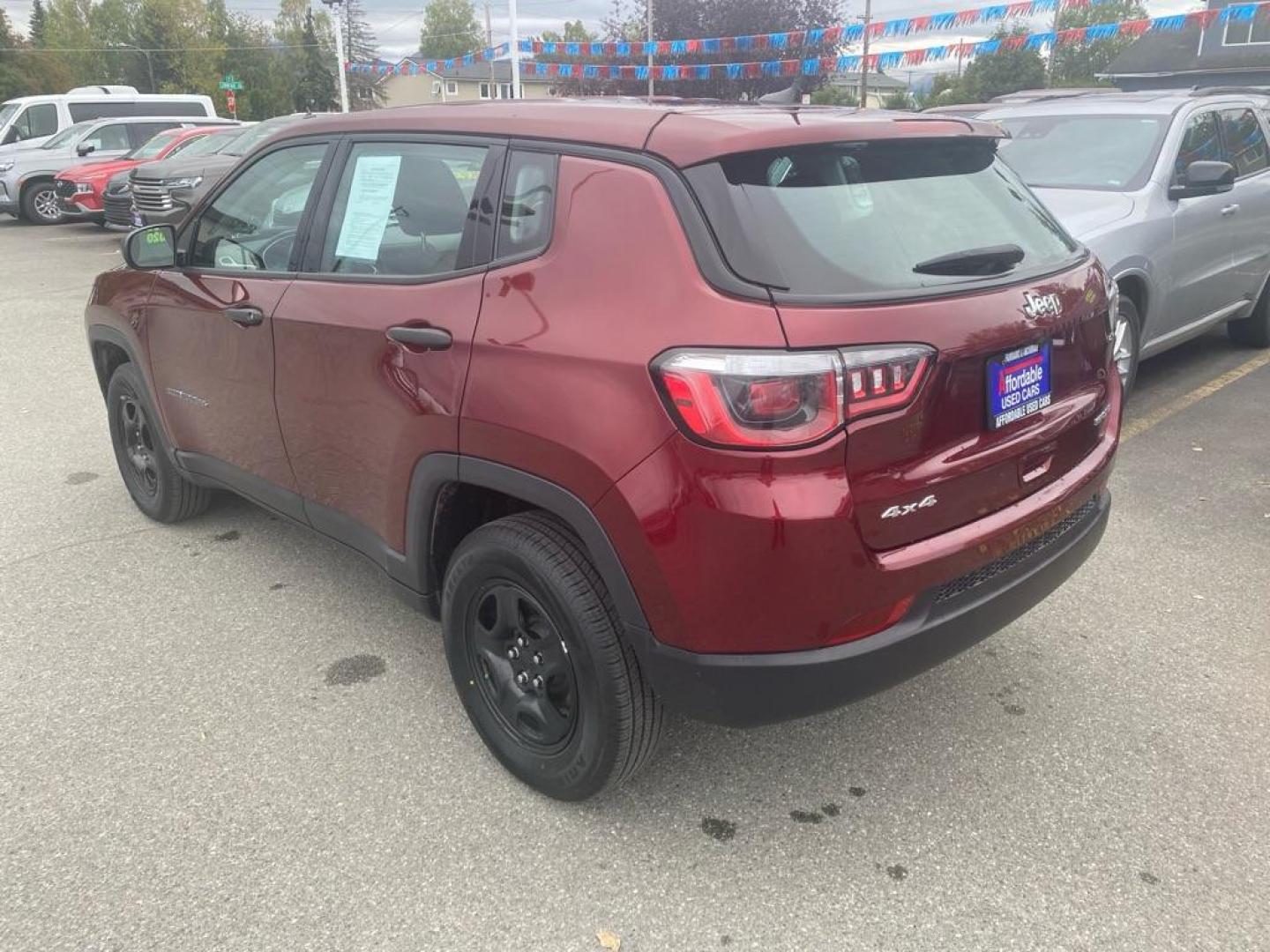 2020 MARRON JEEP COMPASS SPORT (3C4NJDAB7LT) with an 2.4L engine, Automatic transmission, located at 929 East 8th Ave, Anchorage, AK, 99501, (907) 274-2277, 61.214783, -149.866074 - Photo#2