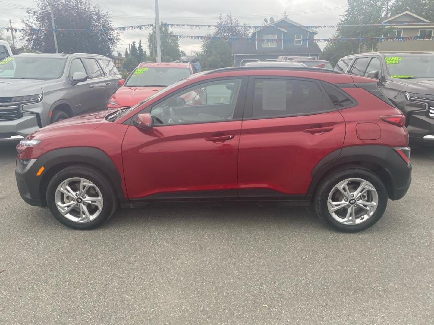 2023 RED HYUNDAI KONA SEL SEL (KM8K6CAB9PU) with an 2.0L engine, Continuously Variable transmission, located at 929 East 8th Ave, Anchorage, AK, 99501, (907) 274-2277, 61.214783, -149.866074 - Photo#1