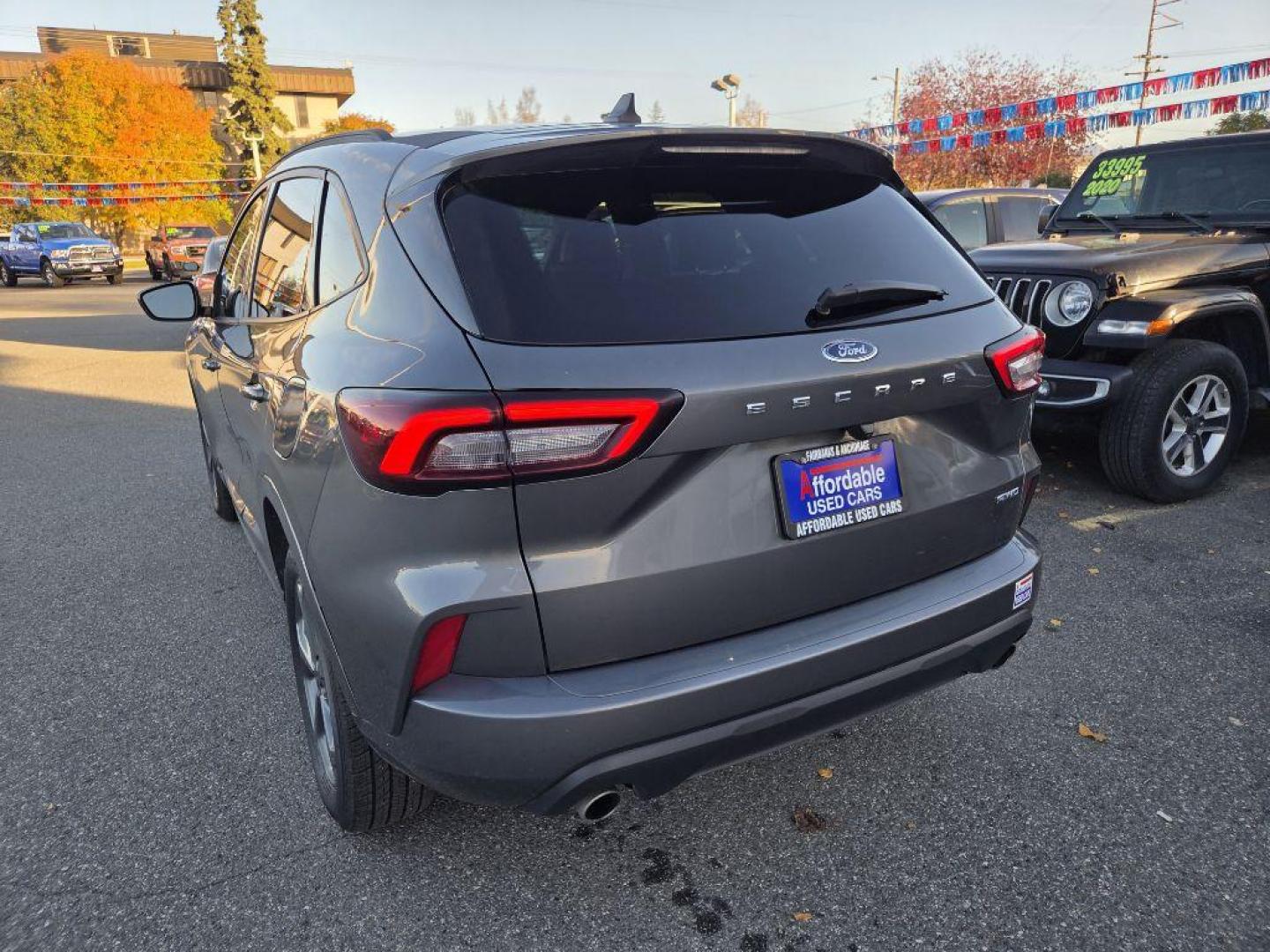 2023 GRAY FORD ESCAPE ST LINE ST LINE (1FMCU9MN3PU) with an 1.5L engine, Automatic transmission, located at 929 East 8th Ave, Anchorage, AK, 99501, (907) 274-2277, 61.214783, -149.866074 - Photo#2