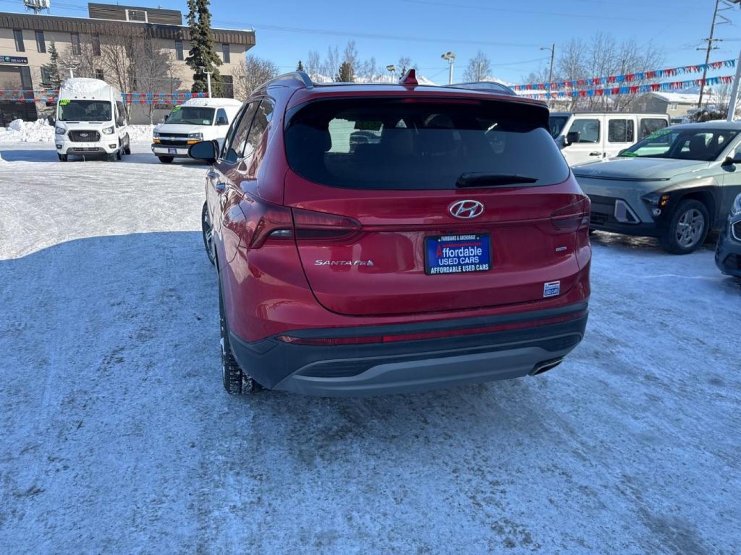 2023 RED HYUNDAI SANTA FE SEL SEL (5NMS2DAJ3PH) with an 2.5L engine, Automatic transmission, located at 929 East 8th Ave, Anchorage, AK, 99501, (907) 274-2277, 61.214783, -149.866074 - Photo#0