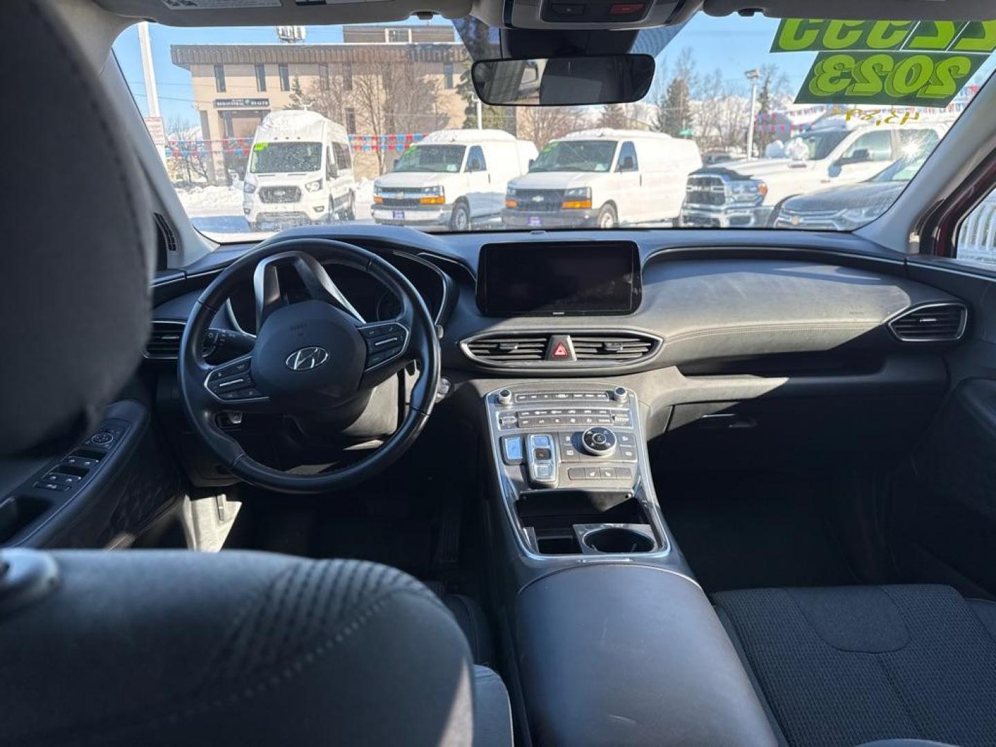 2023 RED HYUNDAI SANTA FE SEL SEL (5NMS2DAJ3PH) with an 2.5L engine, Automatic transmission, located at 929 East 8th Ave, Anchorage, AK, 99501, (907) 274-2277, 61.214783, -149.866074 - Photo#4