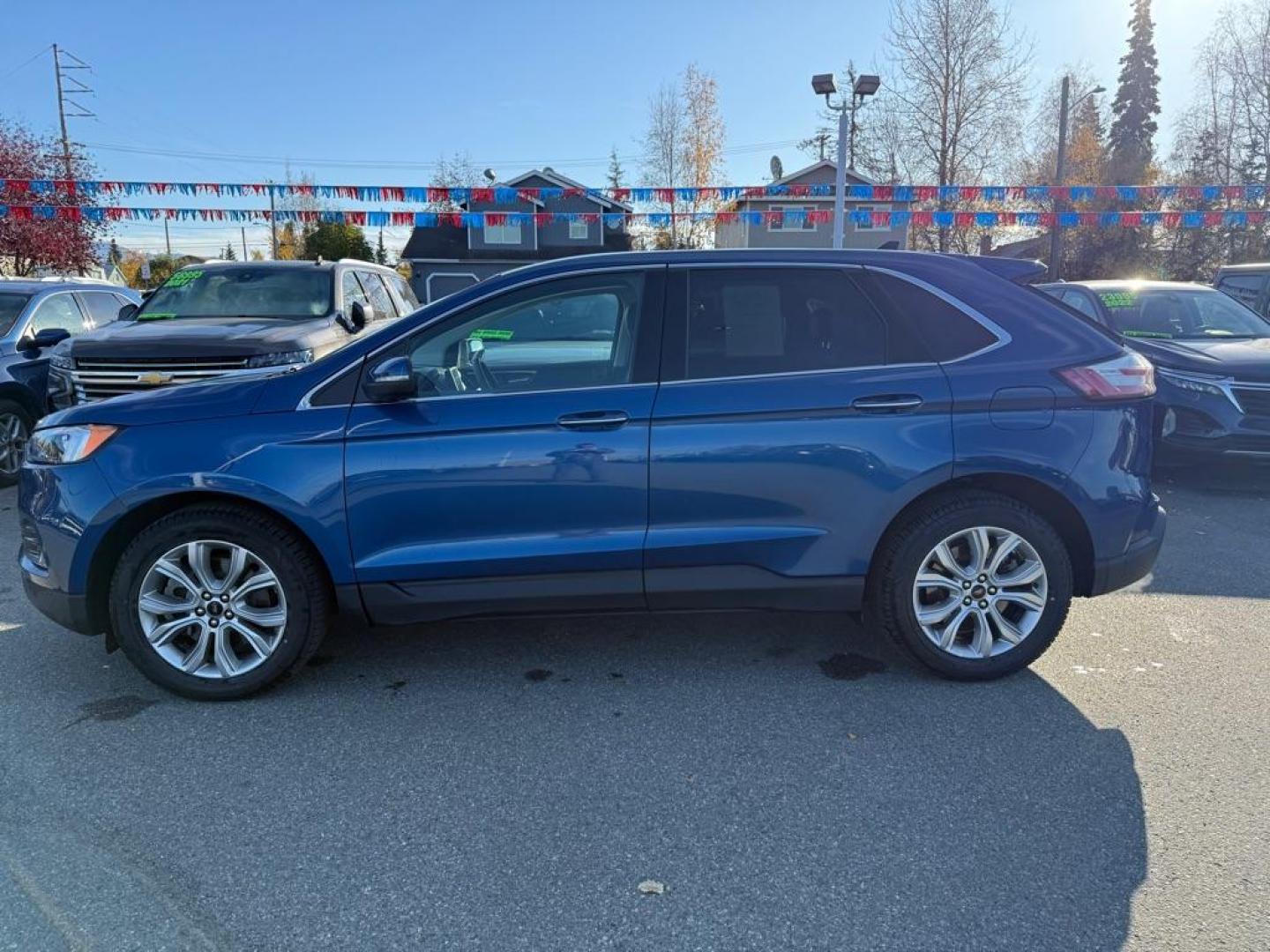 2023 BLUE FORD EDGE TITANIUM TITANIUM (2FMPK4K95PB) with an 2.0L engine, Automatic transmission, located at 929 East 8th Ave, Anchorage, AK, 99501, (907) 274-2277, 61.214783, -149.866074 - Photo#1