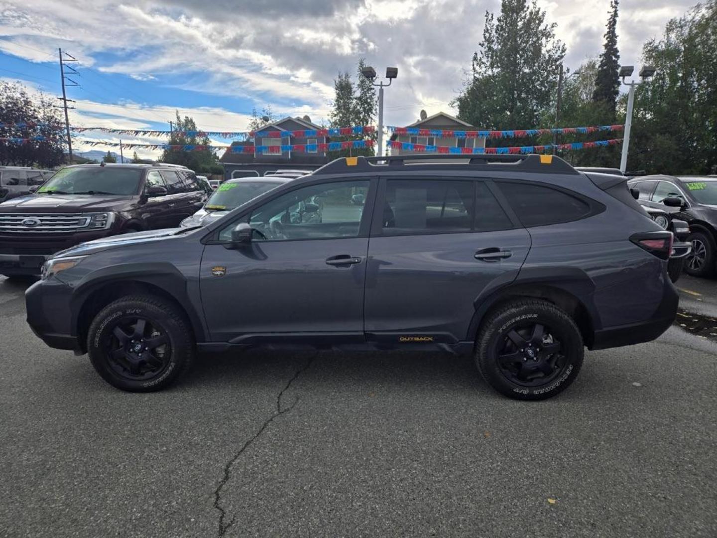 2024 GRAY SUBARU OUTBACK WILDERNESS (4S4BTGUD6R3) with an 2.4L engine, Continuously Variable transmission, located at 929 East 8th Ave, Anchorage, AK, 99501, (907) 274-2277, 61.214783, -149.866074 - Photo#1