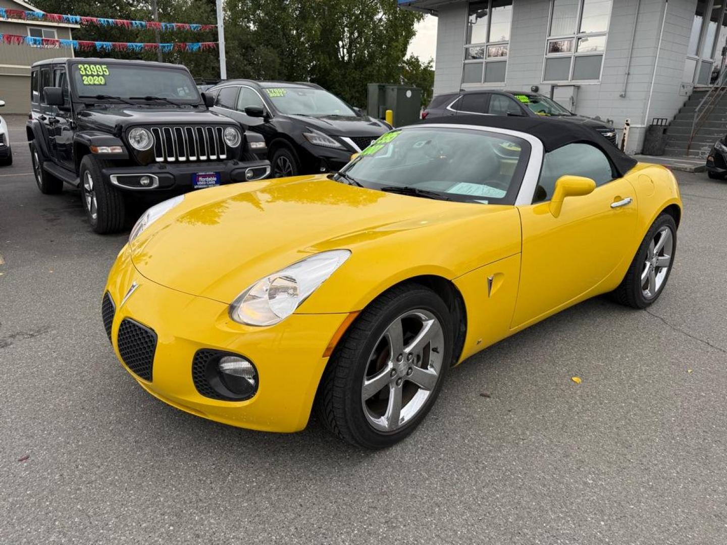 2007 YELLOW PONTIAC SOLSTICE GXP (1G2MG35X27Y) with an 2.0L engine, Automatic transmission, located at 929 East 8th Ave, Anchorage, AK, 99501, (907) 274-2277, 61.214783, -149.866074 - Photo#0