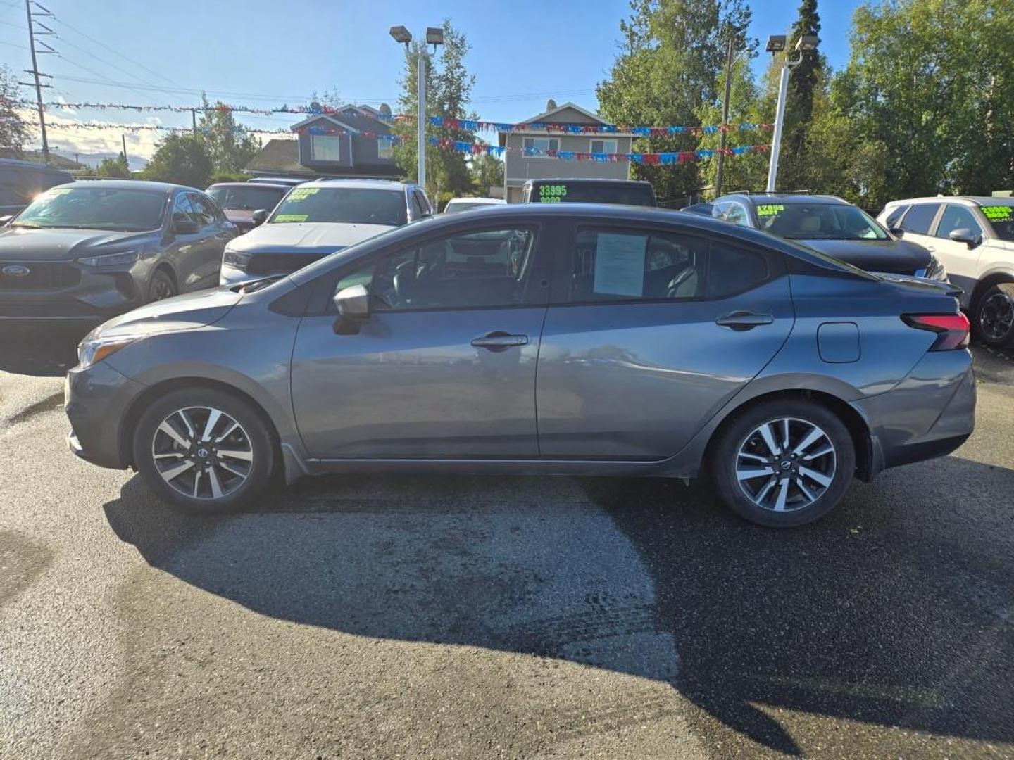 2022 GRAY NISSAN VERSA SV (3N1CN8EV0NL) with an 1.6L engine, Automatic transmission, located at 929 East 8th Ave, Anchorage, AK, 99501, (907) 274-2277, 61.214783, -149.866074 - Photo#1
