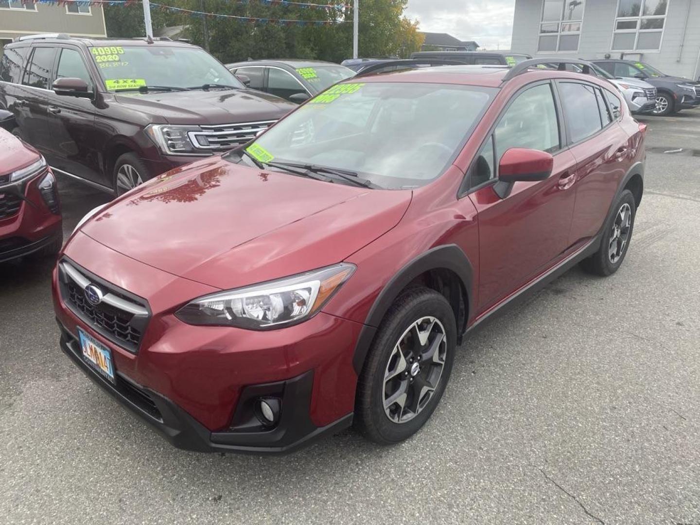 2018 RED SUBARU CROSSTREK PREMIUM (JF2GTACC3JH) with an 2.0L engine, Automatic transmission, located at 929 East 8th Ave, Anchorage, AK, 99501, (907) 274-2277, 61.214783, -149.866074 - Photo#0