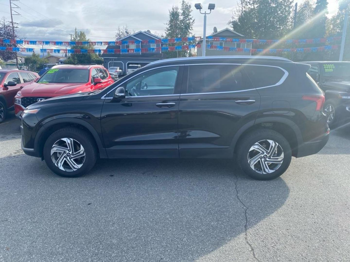 2023 BLACK HYUNDAI SANTA FE SEL SEL (5NMS2DAJ5PH) with an 2.5L engine, Automatic transmission, located at 929 East 8th Ave, Anchorage, AK, 99501, (907) 274-2277, 61.214783, -149.866074 - Photo#1
