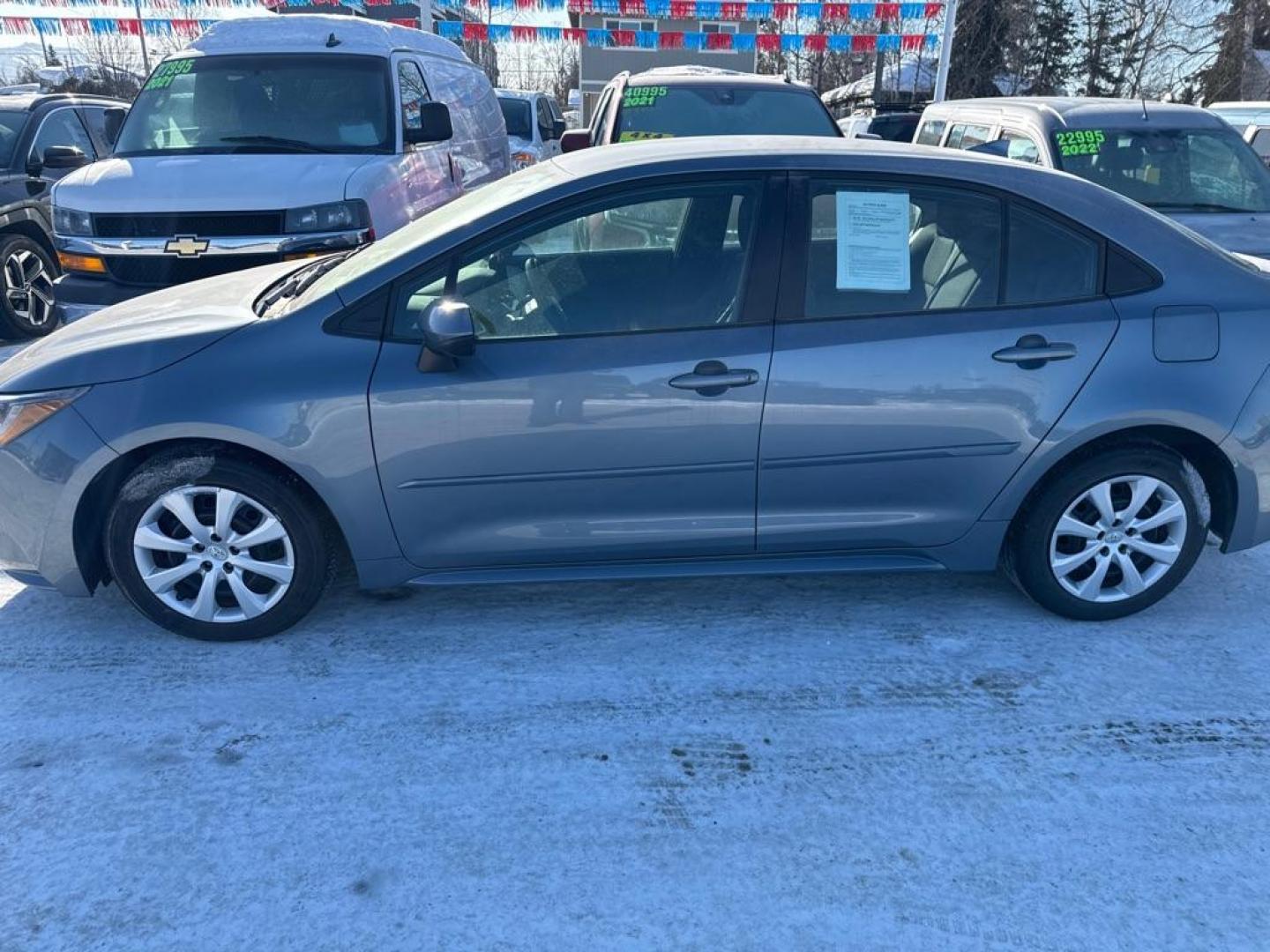 2024 BLUE TOYOTA COROLLA LE LE (5YFB4MDE7RP) with an 2.0L engine, Continuously Variable transmission, located at 929 East 8th Ave, Anchorage, AK, 99501, (907) 274-2277, 61.214783, -149.866074 - Photo#1