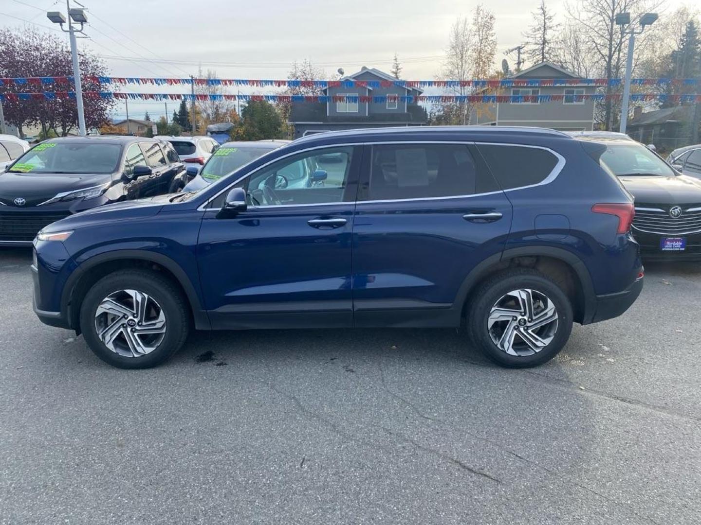 2023 BLUE HYUNDAI SANTA FE SEL SEL (5NMS2DAJ9PH) with an 2.5L engine, Automatic transmission, located at 929 East 8th Ave, Anchorage, AK, 99501, (907) 274-2277, 61.214783, -149.866074 - Photo#1