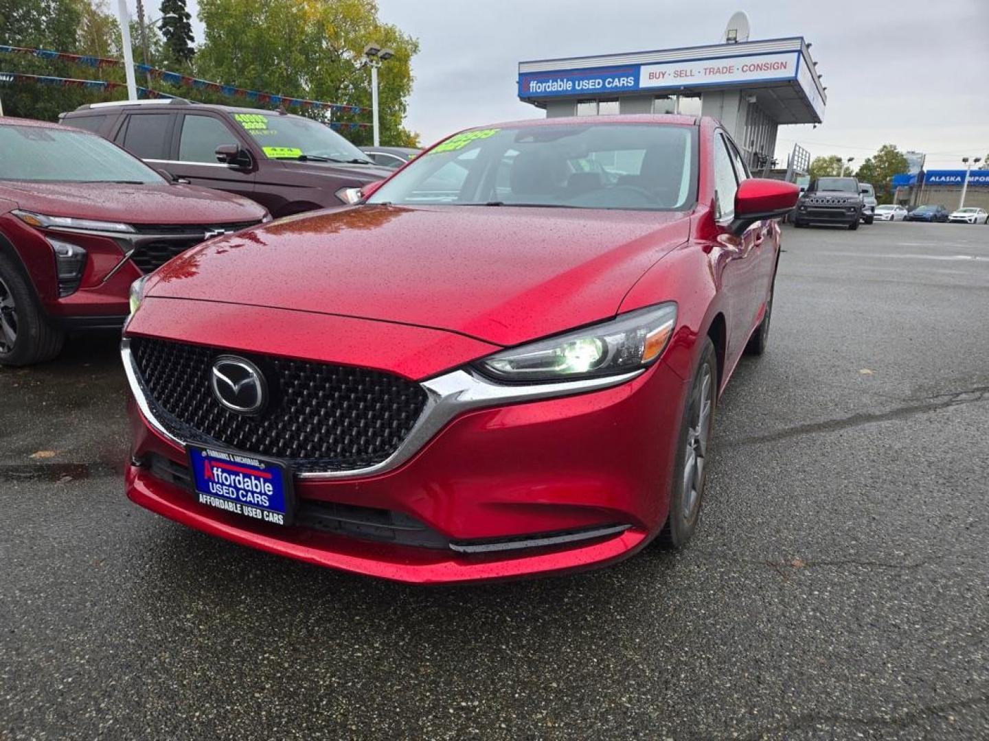 2021 RED MAZDA 6 TOURING (JM1GL1VM4M1) with an 2.5L engine, Automatic transmission, located at 929 East 8th Ave, Anchorage, AK, 99501, (907) 274-2277, 61.214783, -149.866074 - Photo#1