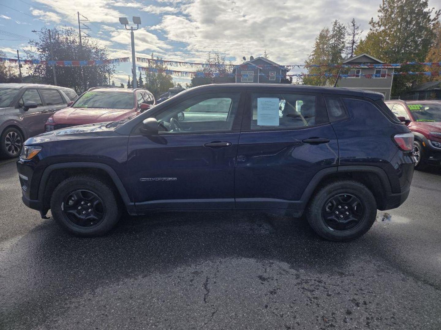 2018 BLUE JEEP COMPASS SPORT (3C4NJCAB2JT) with an 2.4L engine, Automatic transmission, located at 929 East 8th Ave, Anchorage, AK, 99501, (907) 274-2277, 61.214783, -149.866074 - Photo#1