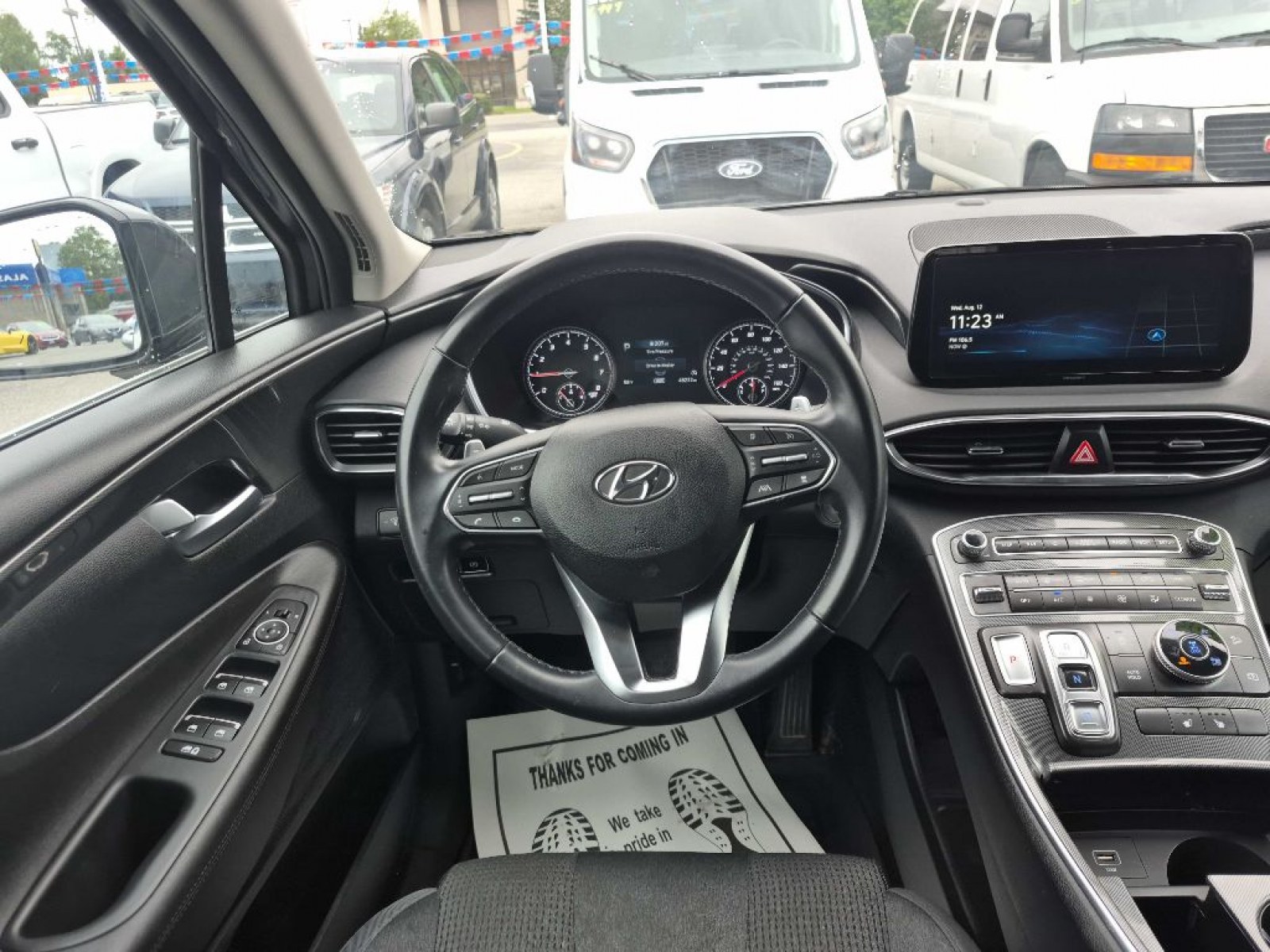 2023 GREY HYUNDAI SANTA FE SEL (5NMS2DAJ5PH) with an 2.5L engine, Automatic transmission, located at 929 East 8th Ave, Anchorage, AK, 99501, (907) 274-2277, 61.214783, -149.866074 - Photo#4