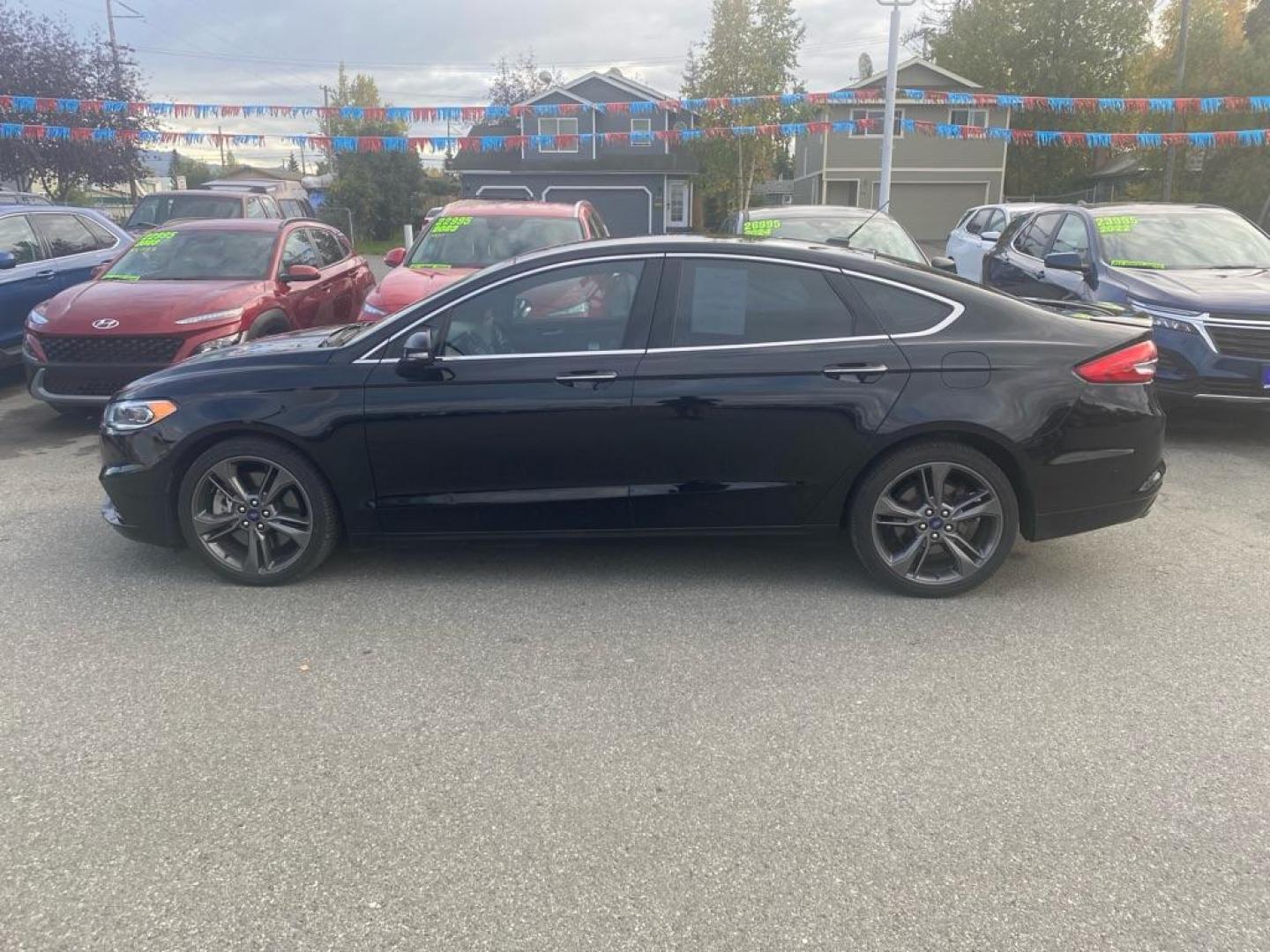 2018 BLACK FORD FUSION SPORT (3FA6P0VP4JR) with an 2.7L engine, Automatic transmission, located at 929 East 8th Ave, Anchorage, AK, 99501, (907) 274-2277, 61.214783, -149.866074 - Photo#1