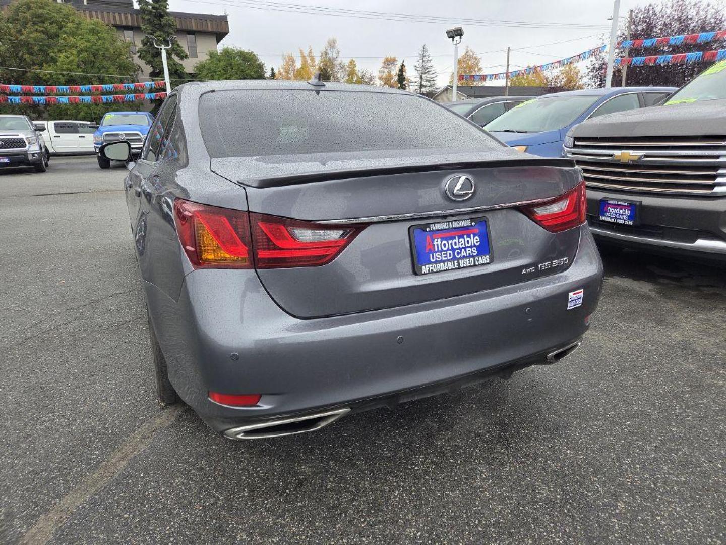 2013 GRAY LEXUS GS 350 (JTHCE1BL8D5) with an 3.5L engine, Automatic transmission, located at 929 East 8th Ave, Anchorage, AK, 99501, (907) 274-2277, 61.214783, -149.866074 - Photo#4