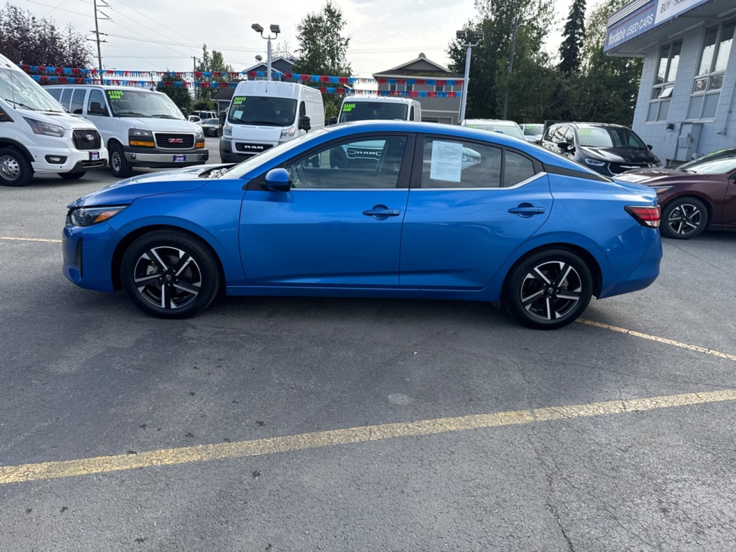 2024 BLUE NISSAN SENTRA SV (3N1AB8CV4RY) with an 2.0L engine, Continuously Variable transmission, located at 929 East 8th Ave, Anchorage, AK, 99501, (907) 274-2277, 61.214783, -149.866074- Photo#1