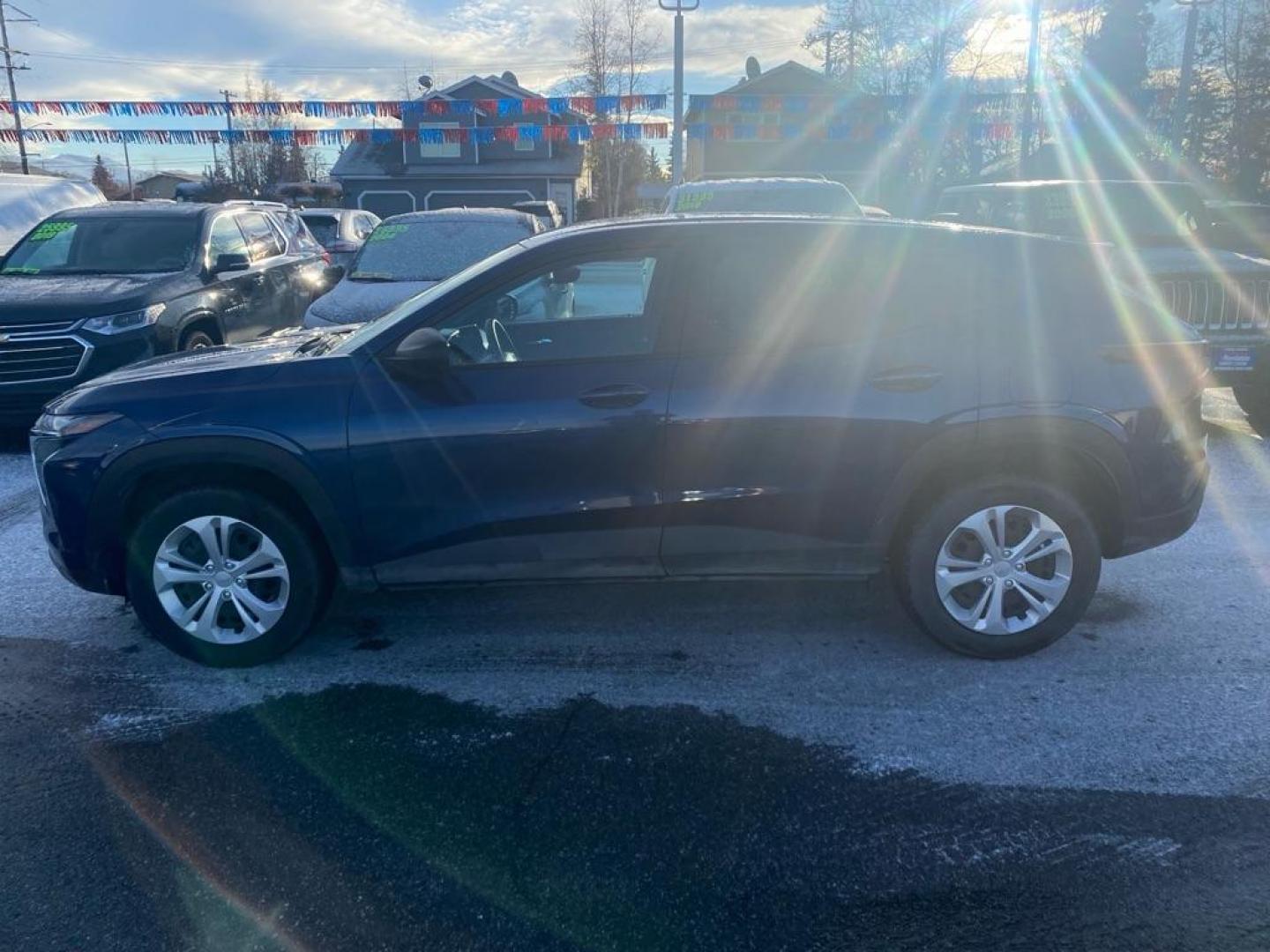 2024 BLUE CHEVROLET TRAX LS (KL77LFE21RC) with an 1.2L engine, Automatic transmission, located at 929 East 8th Ave, Anchorage, AK, 99501, (907) 274-2277, 61.214783, -149.866074 - Photo#1