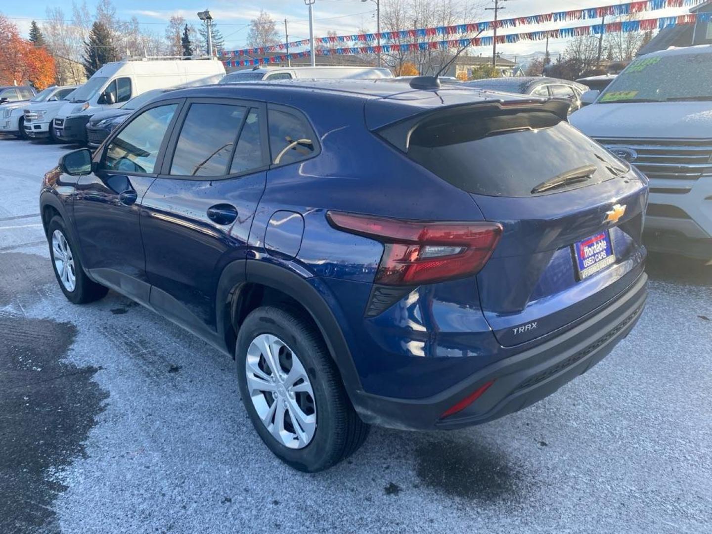 2024 BLUE CHEVROLET TRAX LS (KL77LFE21RC) with an 1.2L engine, Automatic transmission, located at 929 East 8th Ave, Anchorage, AK, 99501, (907) 274-2277, 61.214783, -149.866074 - Photo#2