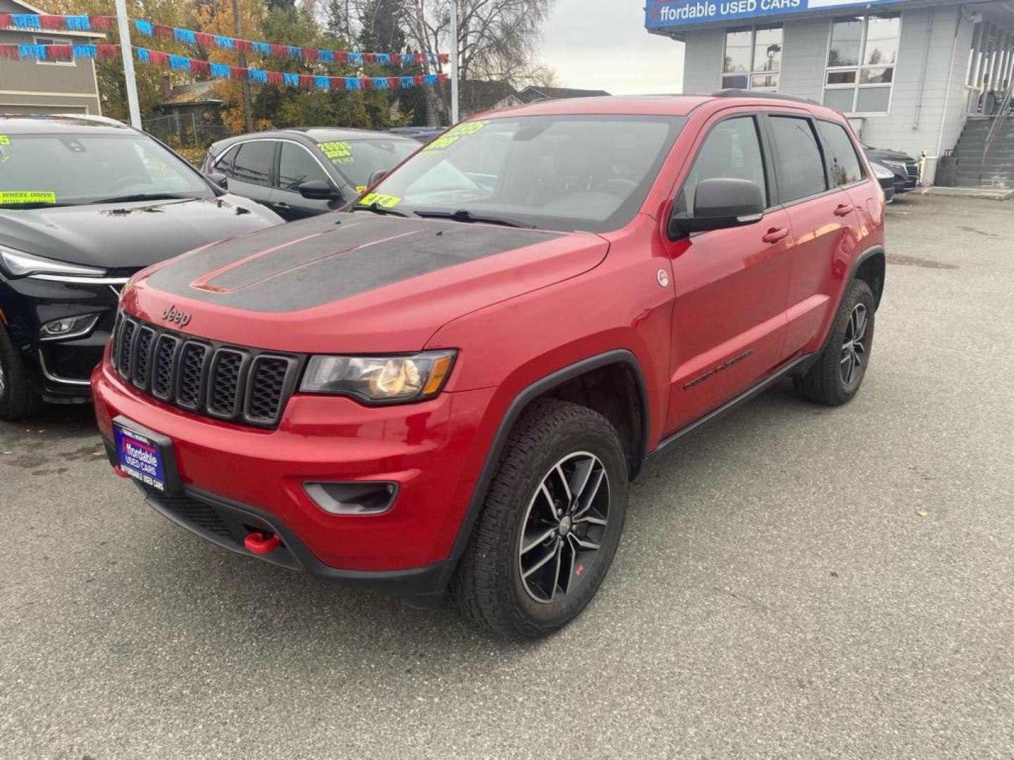 2018 RED JEEP GRAND CHEROKEE TRAILHAWK (1C4RJFLG0JC) with an 3.6L engine, Automatic transmission, located at 929 East 8th Ave, Anchorage, AK, 99501, (907) 274-2277, 61.214783, -149.866074 - Photo#0