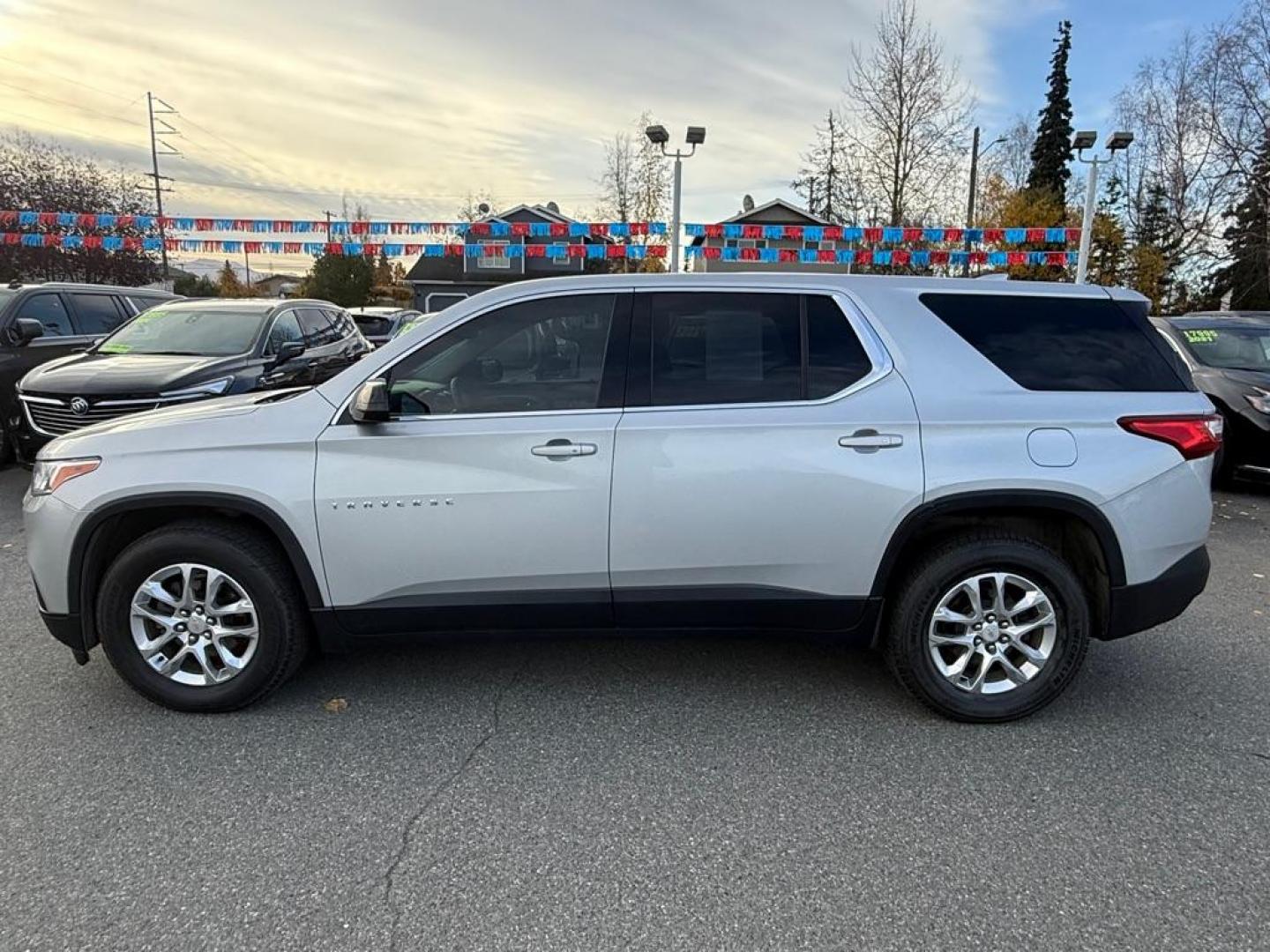 2019 SILVER CHEVROLET TRAVERSE LS (1GNERFKW1KJ) with an 3.6L engine, Automatic transmission, located at 929 East 8th Ave, Anchorage, AK, 99501, (907) 274-2277, 61.214783, -149.866074 - Photo#1