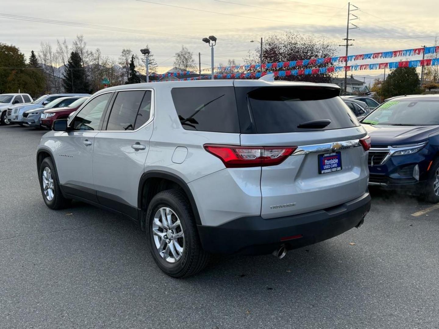 2019 SILVER CHEVROLET TRAVERSE LS (1GNERFKW1KJ) with an 3.6L engine, Automatic transmission, located at 929 East 8th Ave, Anchorage, AK, 99501, (907) 274-2277, 61.214783, -149.866074 - Photo#2