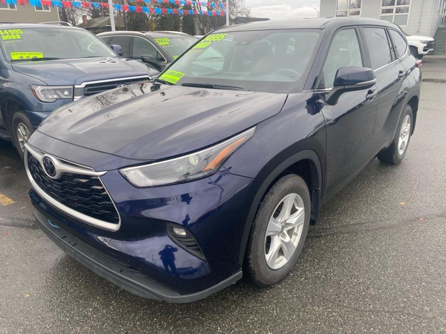 2023 BLUE TOYOTA HIGHLANDER L L (5TDKDRBH9PS) with an 2.4L engine, Automatic transmission, located at 929 East 8th Ave, Anchorage, AK, 99501, (907) 274-2277, 61.214783, -149.866074 - Photo#0