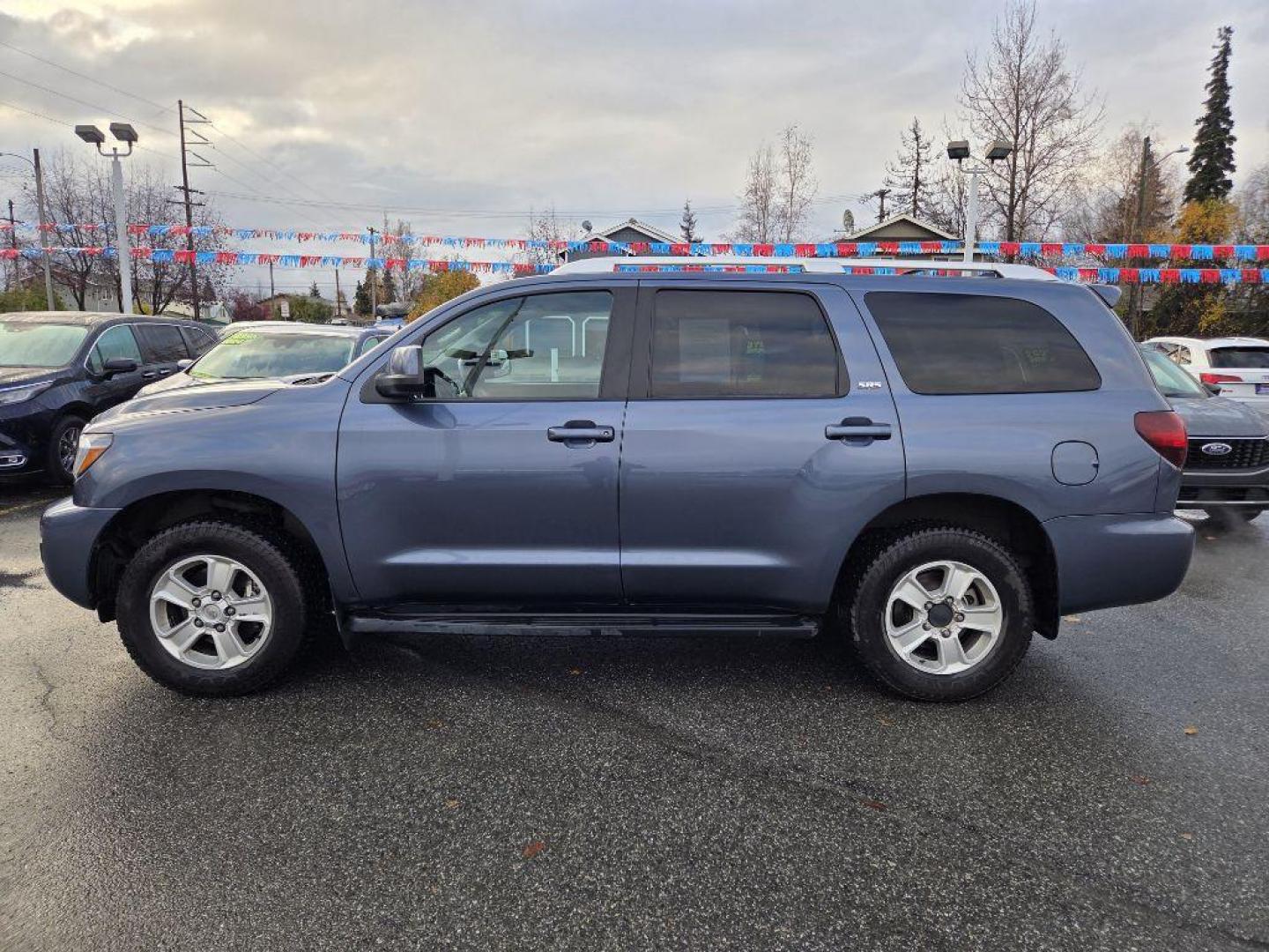 2022 BLUE TOYOTA SEQUOIA SR5 SR5 (5TDAY5B14NS) with an 5.7L engine, Automatic transmission, located at 929 East 8th Ave, Anchorage, AK, 99501, (907) 274-2277, 61.214783, -149.866074 - Photo#1