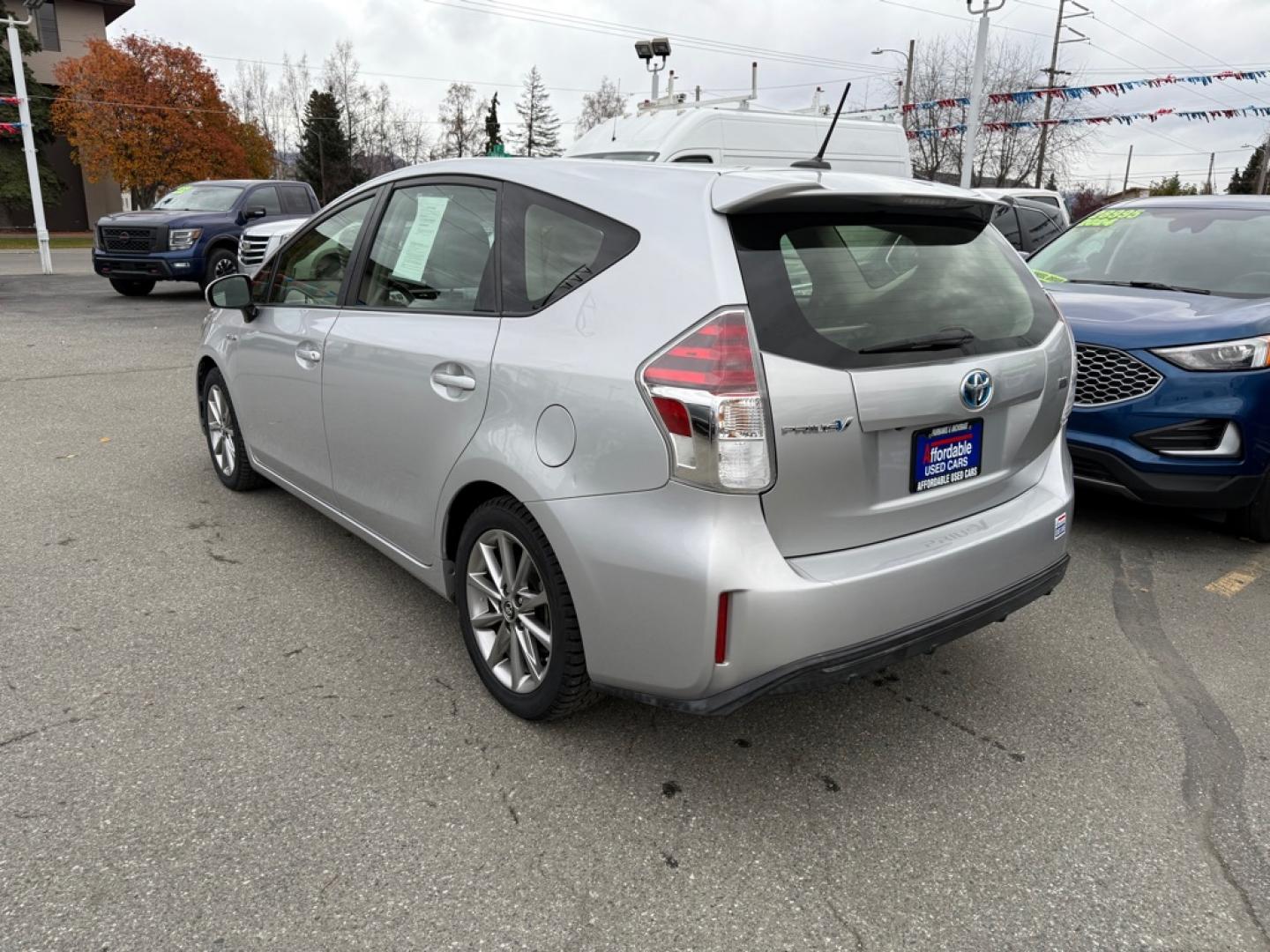 2017 TAN TOYOTA PRIUSV TECH PKG (JTDZN3EU0HJ) with an 1.8L engine, Continuously Variable transmission, located at 929 East 8th Ave, Anchorage, AK, 99501, (907) 274-2277, 61.214783, -149.866074- Photo#2