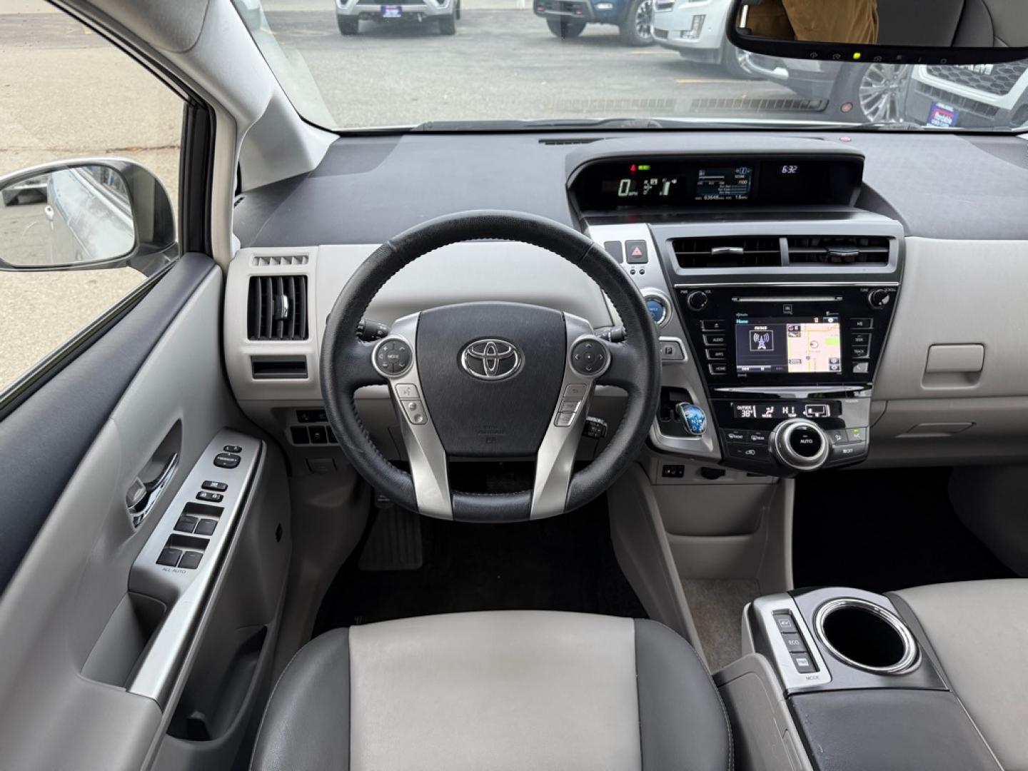 2017 TAN TOYOTA PRIUSV TECH PKG (JTDZN3EU0HJ) with an 1.8L engine, Continuously Variable transmission, located at 929 East 8th Ave, Anchorage, AK, 99501, (907) 274-2277, 61.214783, -149.866074- Photo#4