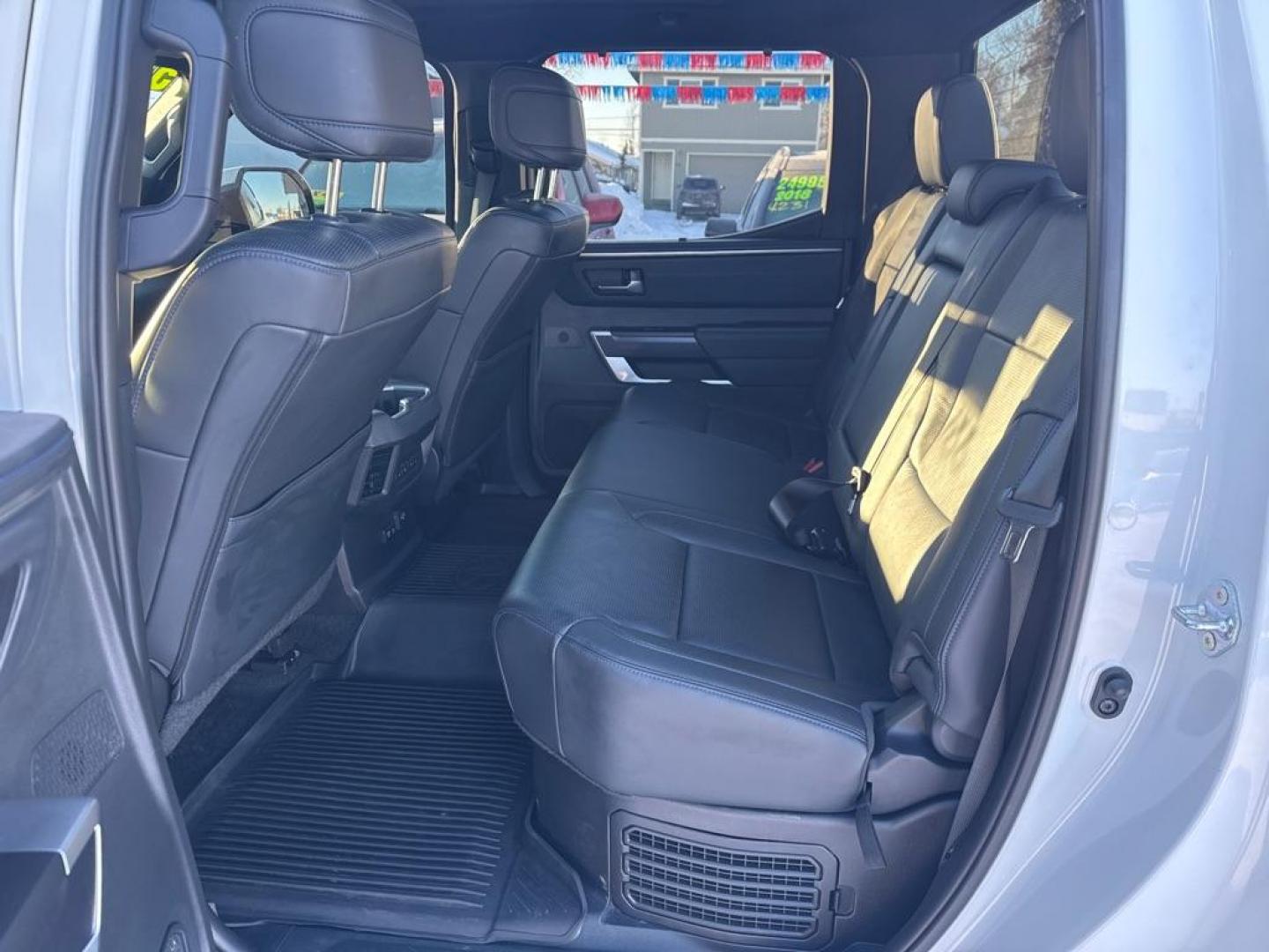 2024 WHITE TOYOTA TUNDRA CREWMAX PLATINUM (5TFNC5DB4RX) with an 3.4L engine, Automatic transmission, located at 929 East 8th Ave, Anchorage, AK, 99501, (907) 274-2277, 61.214783, -149.866074 - Photo#3