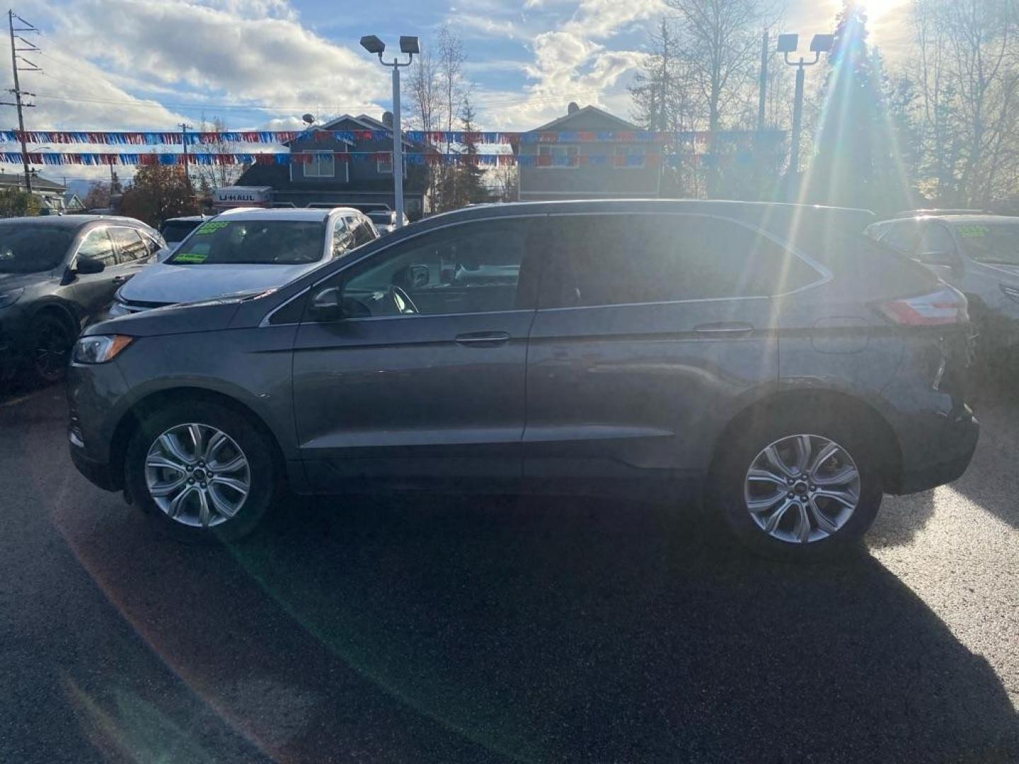 2023 GRAY FORD EDGE TITANIUM TITANIUM (2FMPK4K97PB) with an 2.0L engine, Automatic transmission, located at 929 East 8th Ave, Anchorage, AK, 99501, (907) 274-2277, 61.214783, -149.866074 - Photo#1
