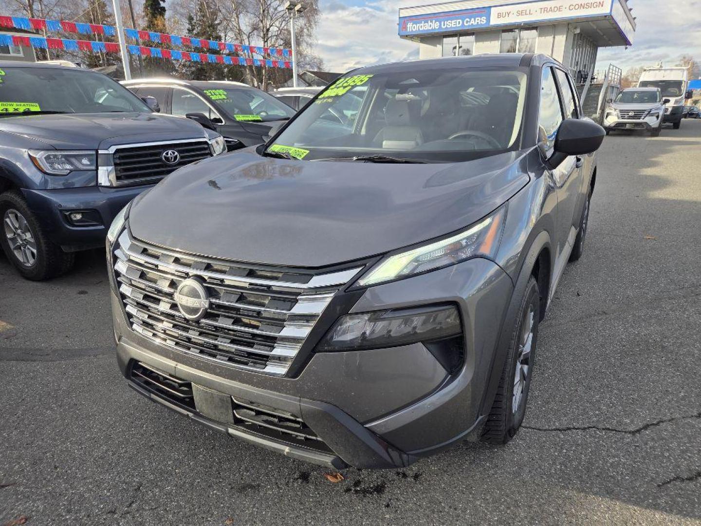 2024 GRAY NISSAN ROGUE S (5N1BT3AB8RC) with an 1.5L engine, Continuously Variable transmission, located at 929 East 8th Ave, Anchorage, AK, 99501, (907) 274-2277, 61.214783, -149.866074 - Photo#0