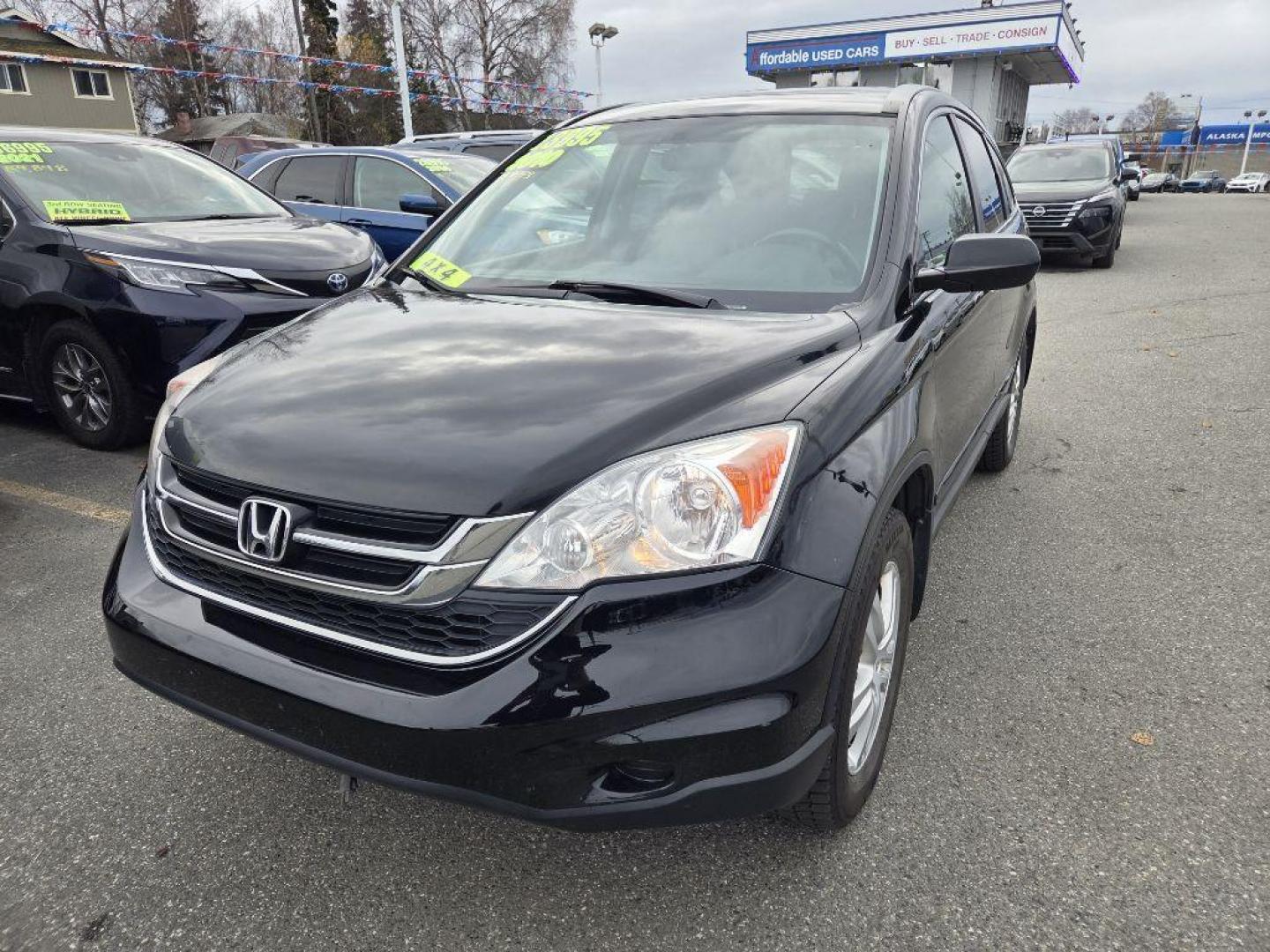2010 BLACK HONDA CR-V EXL (5J6RE4H74AL) with an 2.4L engine, Automatic transmission, located at 929 East 8th Ave, Anchorage, AK, 99501, (907) 274-2277, 61.214783, -149.866074 - Photo#0