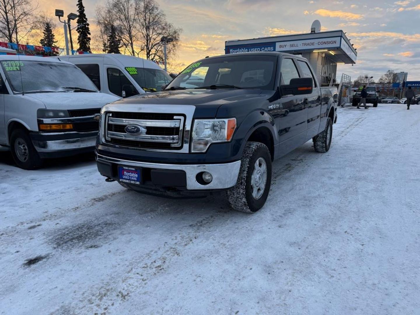 2014 BLUE FORD F150 SUPERCREW (1FTFW1EF6EF) with an 5.0L engine, Automatic transmission, located at 929 East 8th Ave, Anchorage, AK, 99501, (907) 274-2277, 61.214783, -149.866074 - Photo#0