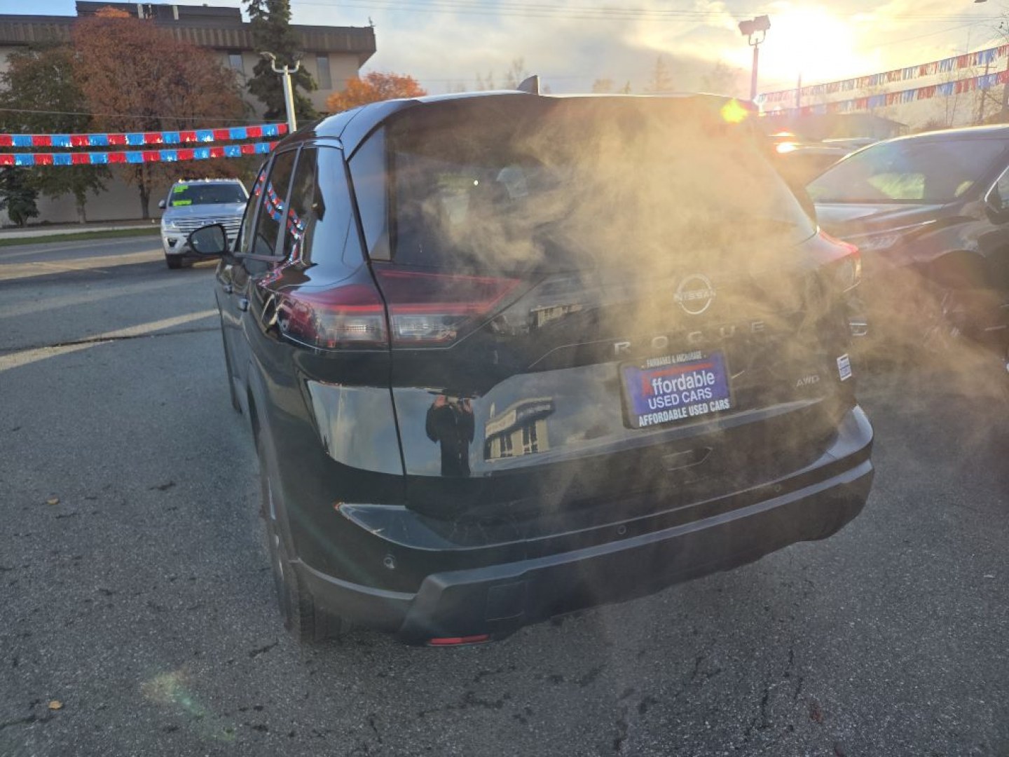 2024 BLACK NISSAN ROGUE S (5N1BT3AB5RC) with an 1.5L engine, Continuously Variable transmission, located at 929 East 8th Ave, Anchorage, AK, 99501, (907) 274-2277, 61.214783, -149.866074- Photo#2