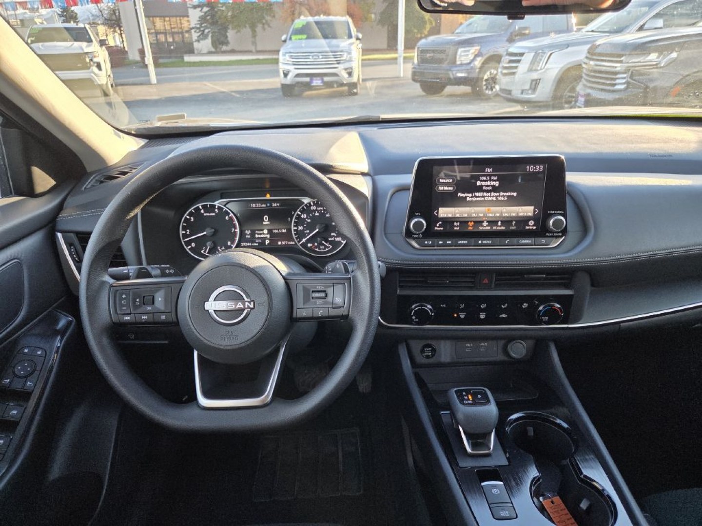 2024 BLACK NISSAN ROGUE S (5N1BT3AB5RC) with an 1.5L engine, Continuously Variable transmission, located at 929 East 8th Ave, Anchorage, AK, 99501, (907) 274-2277, 61.214783, -149.866074- Photo#4