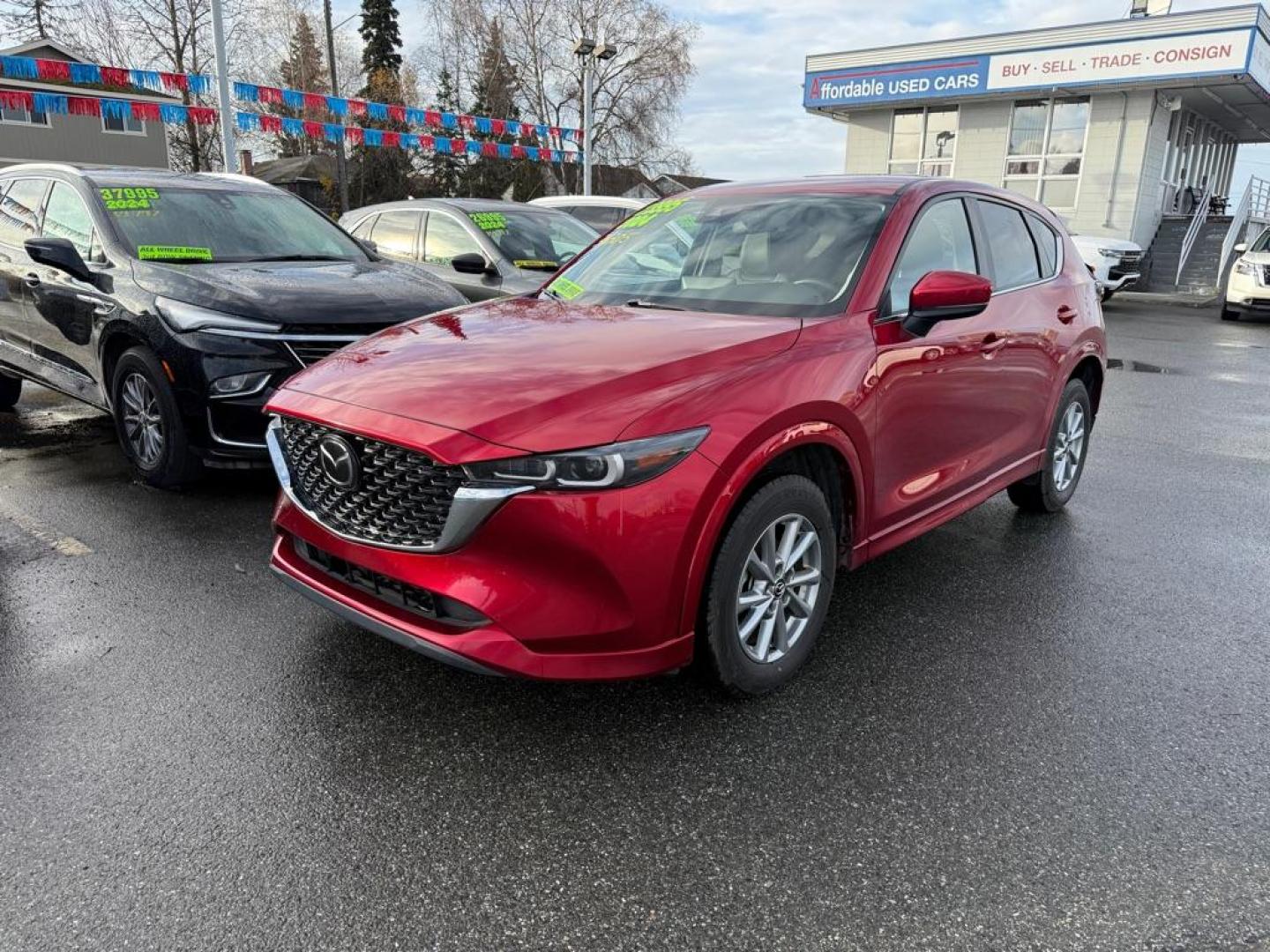 2024 RED MAZDA CX-5 SELECT SELECT (JM3KFBBL1R0) with an 2.5L engine, Automatic transmission, located at 929 East 8th Ave, Anchorage, AK, 99501, (907) 274-2277, 61.214783, -149.866074 - Photo#0