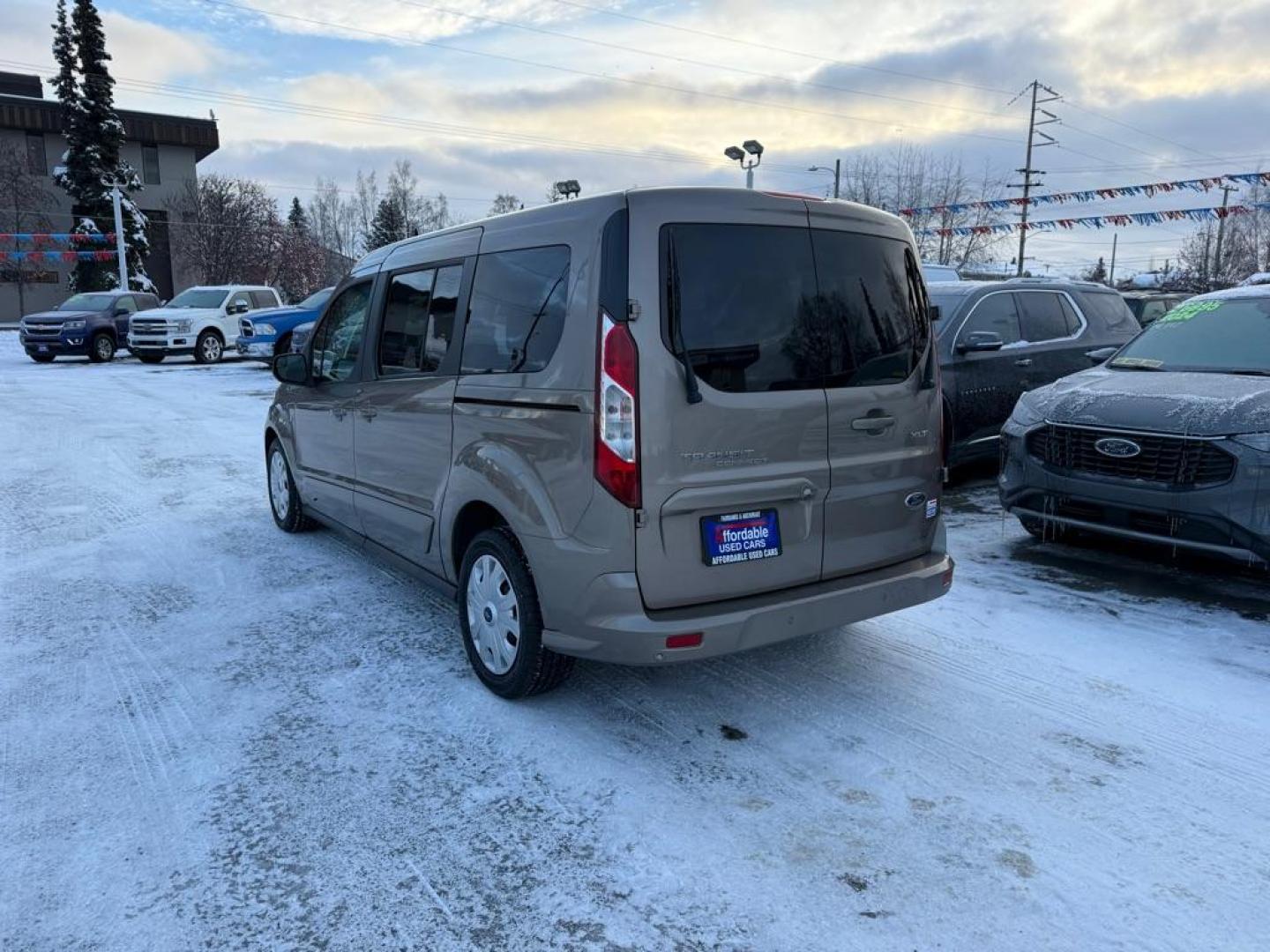 2019 BEIGE FORD TRANSIT CONNECT XLT (NM0GS9F28K1) with an 2.0L engine, Automatic transmission, located at 929 East 8th Ave, Anchorage, AK, 99501, (907) 274-2277, 61.214783, -149.866074 - Photo#2