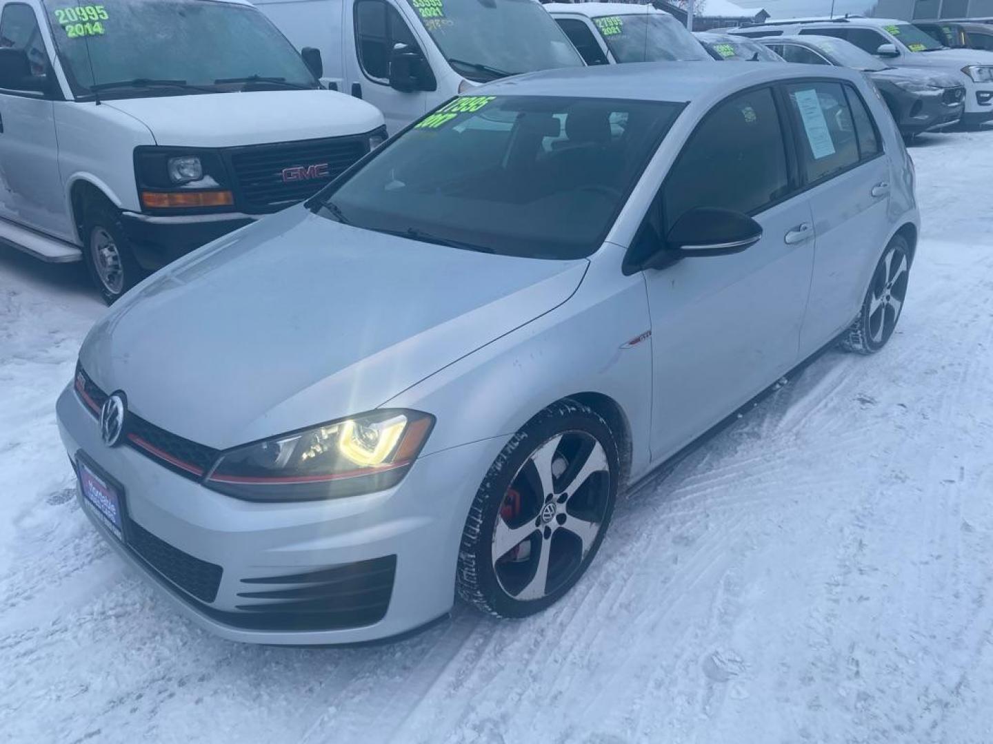 2017 SILVER VOLKSWAGEN GTI S/SE (3VW447AU9HM) with an 2L engine, Automatic transmission, located at 929 East 8th Ave, Anchorage, AK, 99501, (907) 274-2277, 61.214783, -149.866074 - Photo#0